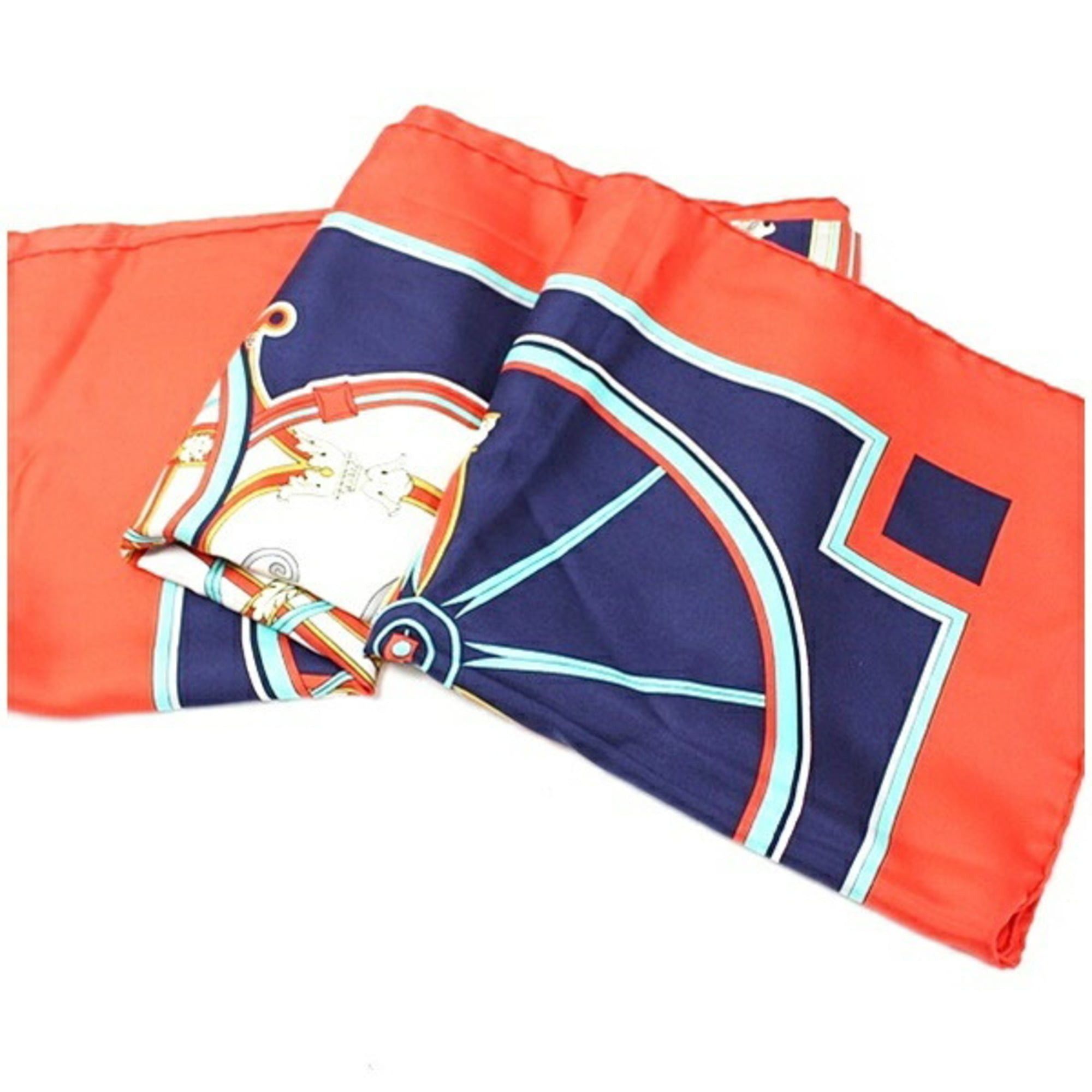 Hermes Hermes Silk Scarf Muffler Carre 90 WASHINGTON'S CARRIAGE HERMES Women's Size ONE SIZE - 8 Thumbnail