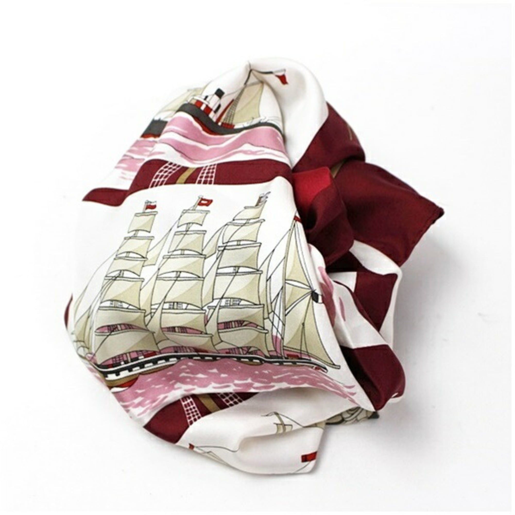 Hermes Hermes Silk Scarf Muffler Carre 90 GRAND LARGUE HERMES Women's Size ONE SIZE - 8 Thumbnail