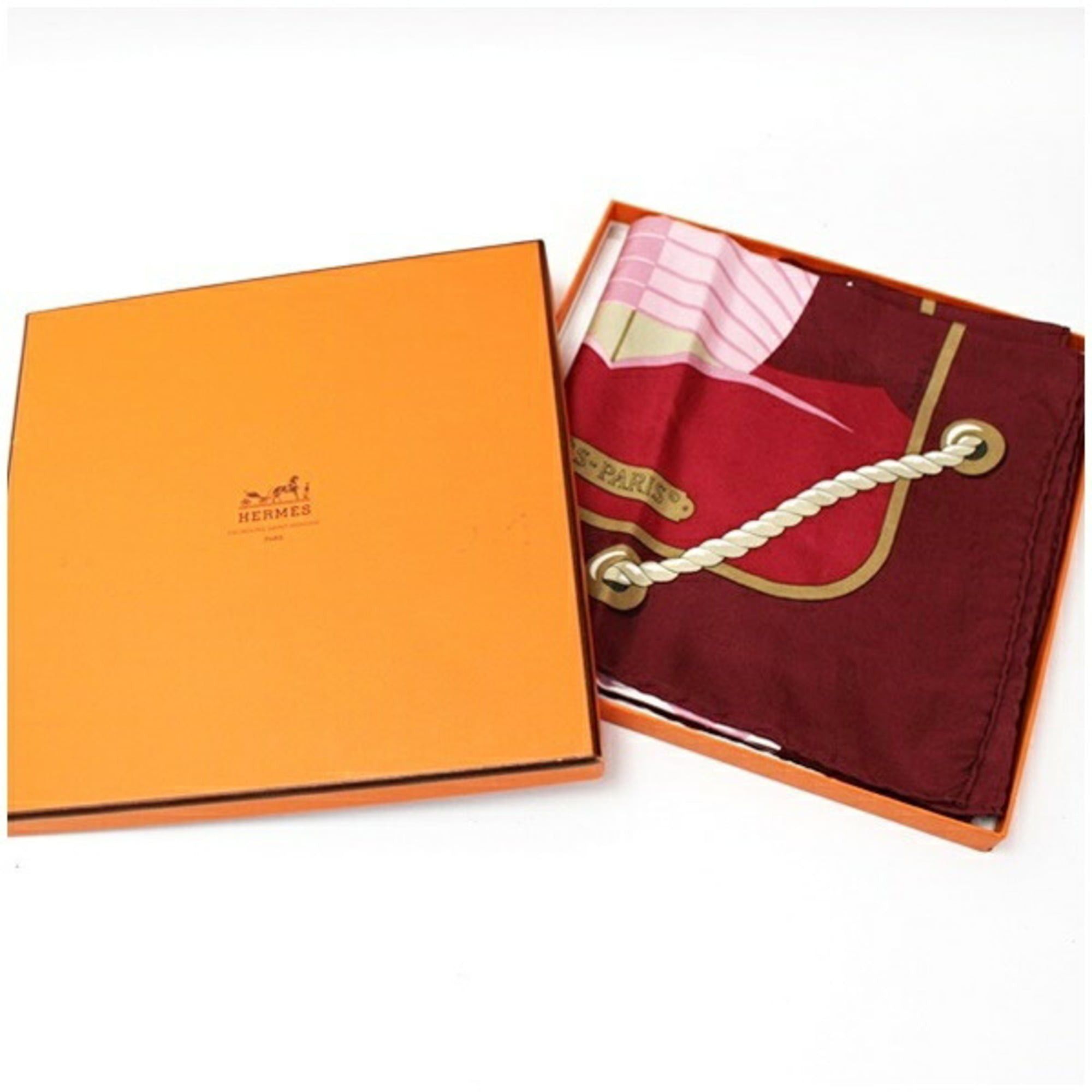 Hermes Hermes Silk Scarf Muffler Carre 90 GRAND LARGUE HERMES Women's Size ONE SIZE - 2 Thumbnail