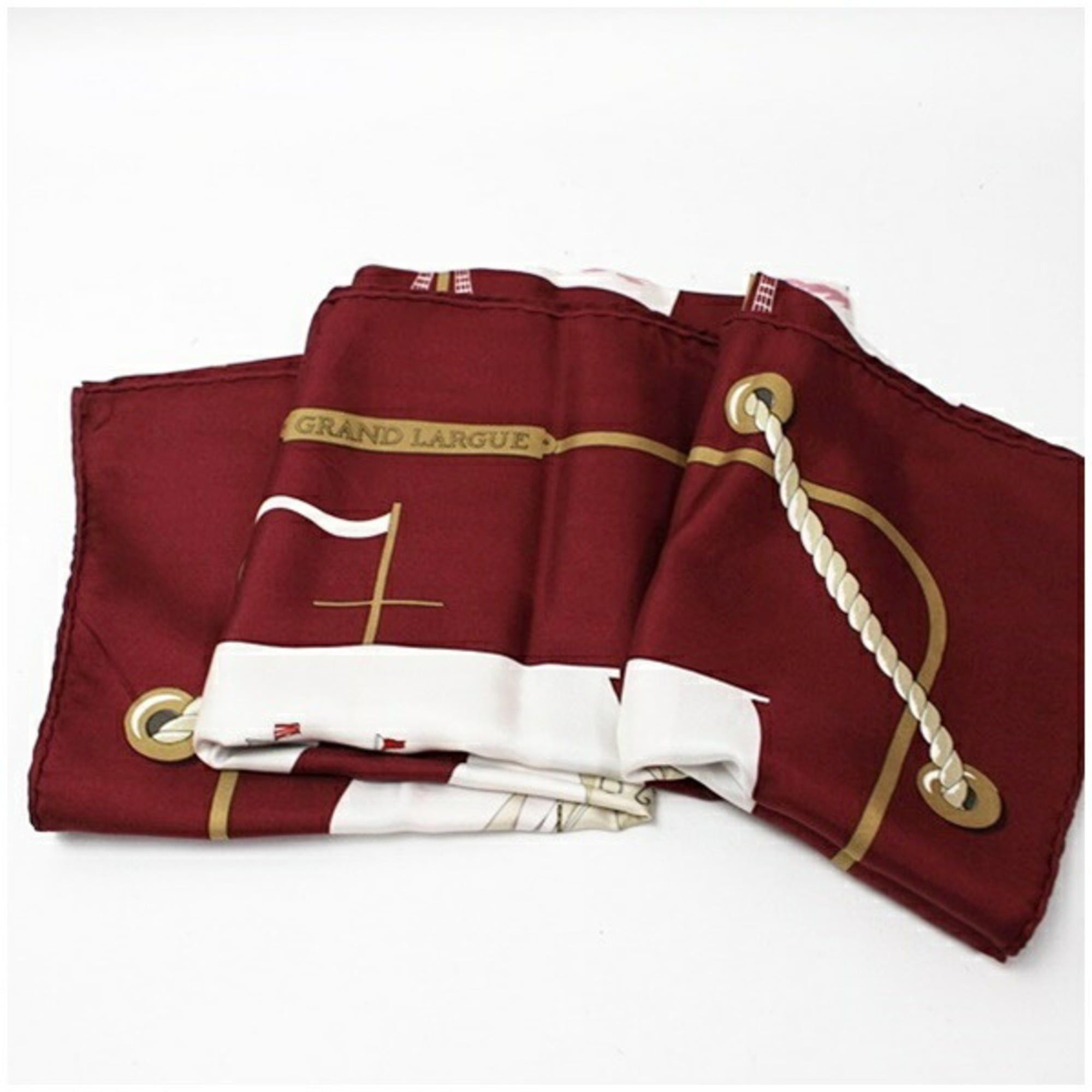 Hermes Hermes Silk Scarf Muffler Carre 90 GRAND LARGUE HERMES Women's Size ONE SIZE - 9 Thumbnail