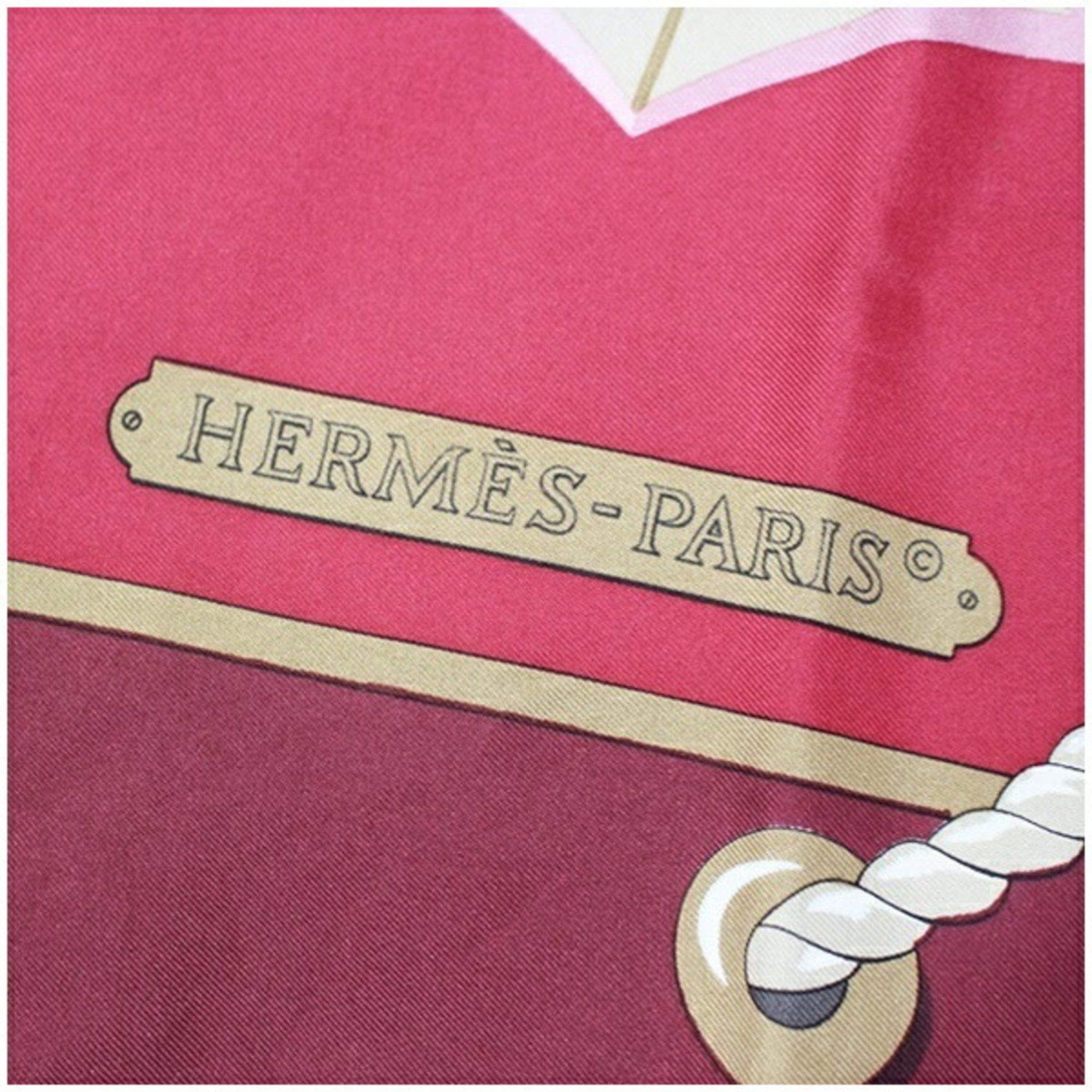 Hermes Hermes Silk Scarf Muffler Carre 90 GRAND LARGUE HERMES Women's Size ONE SIZE - 7 Thumbnail