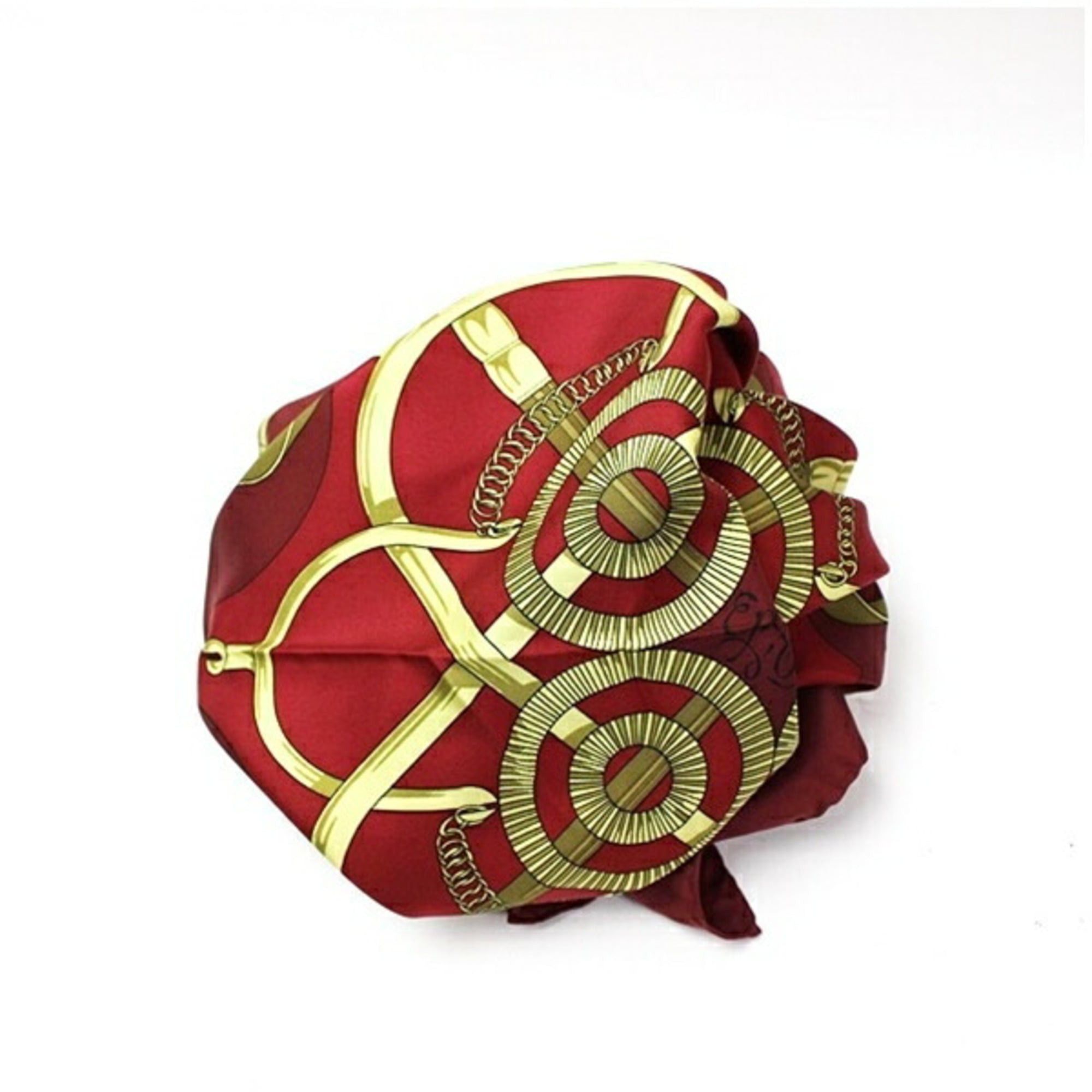 Hermes Hermes Silk Scarf Muffler Carre 90 EPERON D'OR (Golden Spur) HERMES Women's Size ONE SIZE - 7 Thumbnail