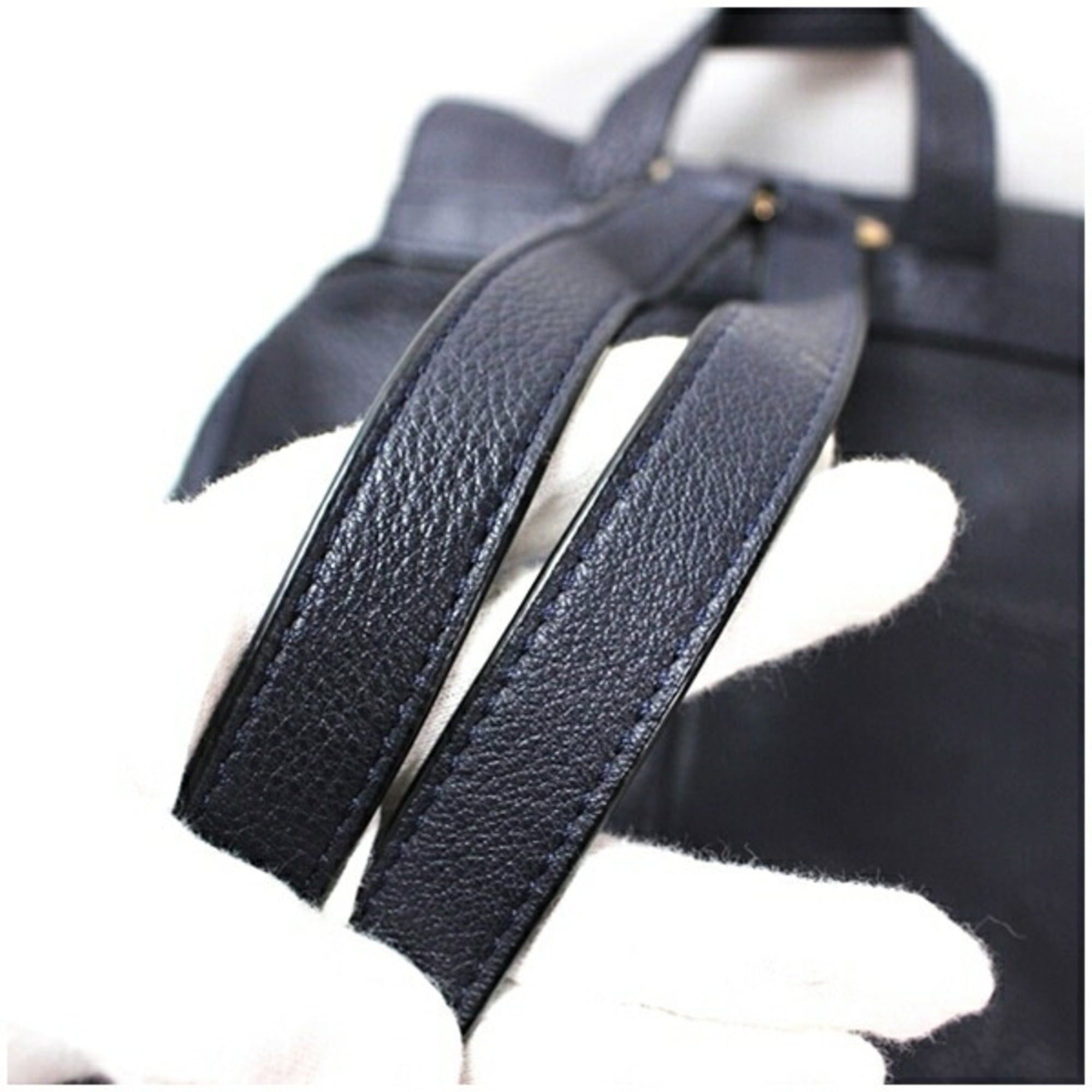 Coach Coach Billy Backpack F37410 Pebbled Leather Navy COACH Women's Size ONE SIZE - 7 Thumbnail
