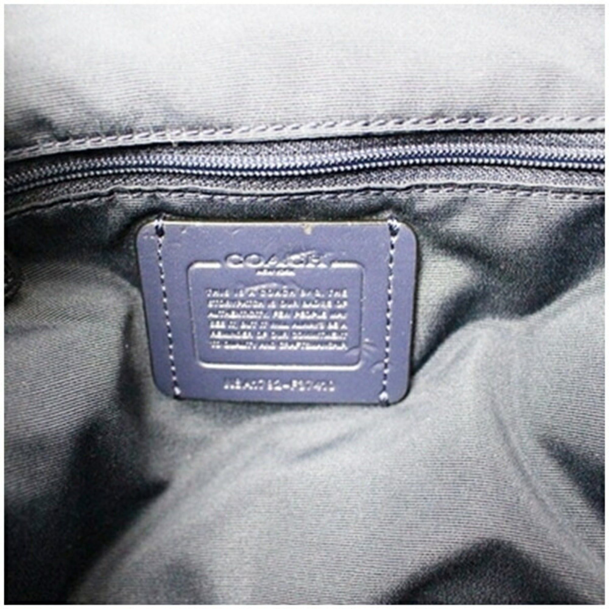 Coach Coach Billy Backpack F37410 Pebbled Leather Navy COACH Women's Size ONE SIZE - 9 Thumbnail