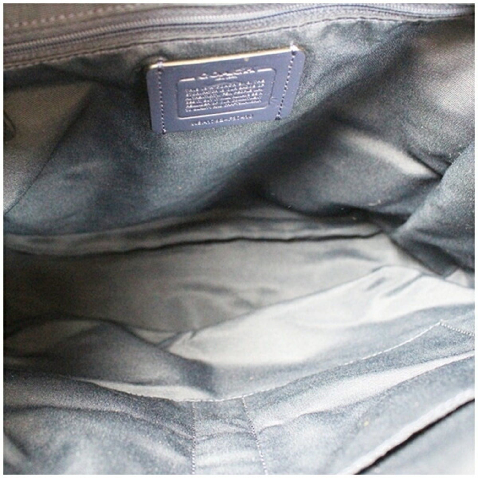 Coach Coach Billy Backpack F37410 Pebbled Leather Navy COACH Women's Size ONE SIZE - 8 Thumbnail