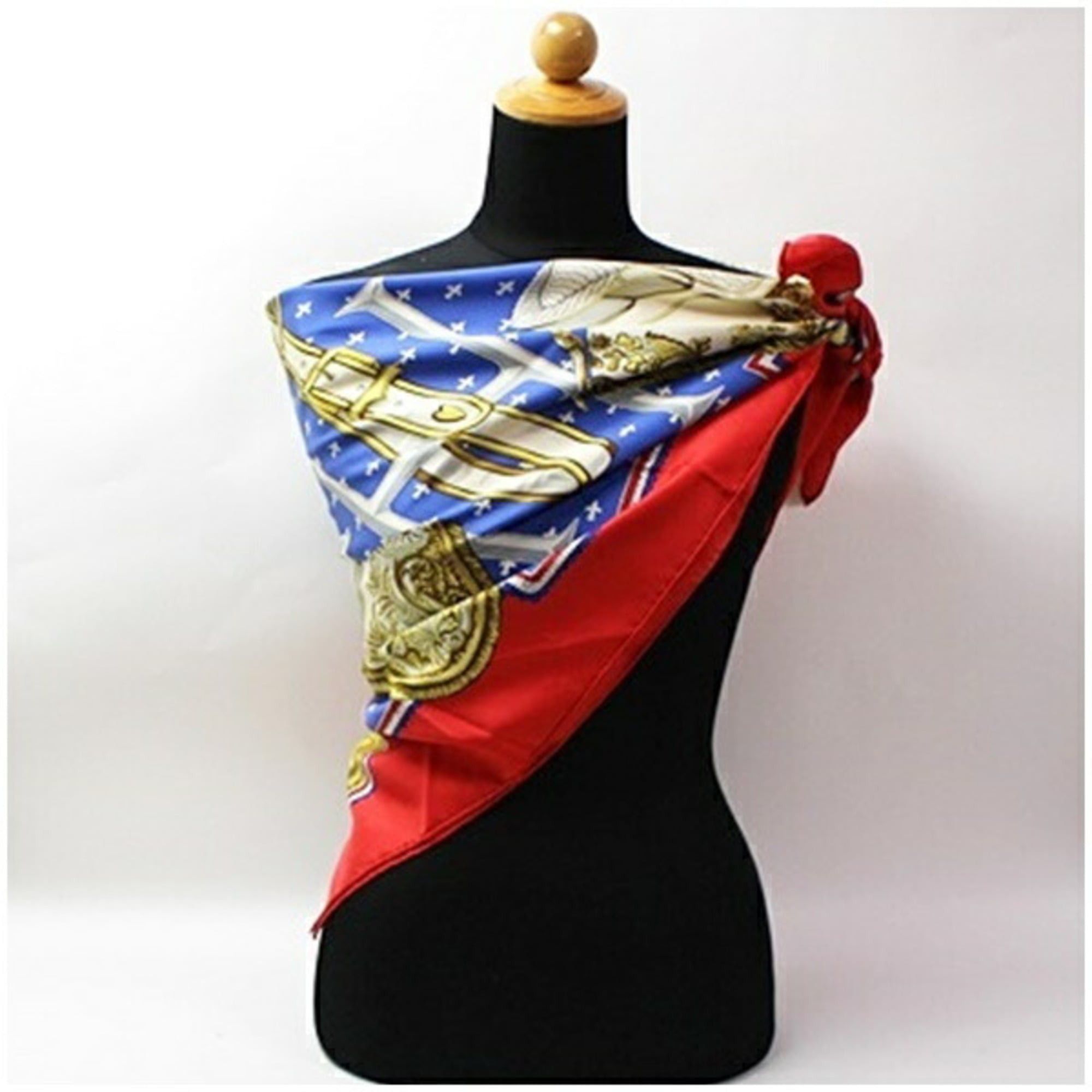 Hermes Hermes Silk Scarf Muffler Carre 90 SELLES A HOUSSE HERMES Women's Size ONE SIZE - 3 Thumbnail
