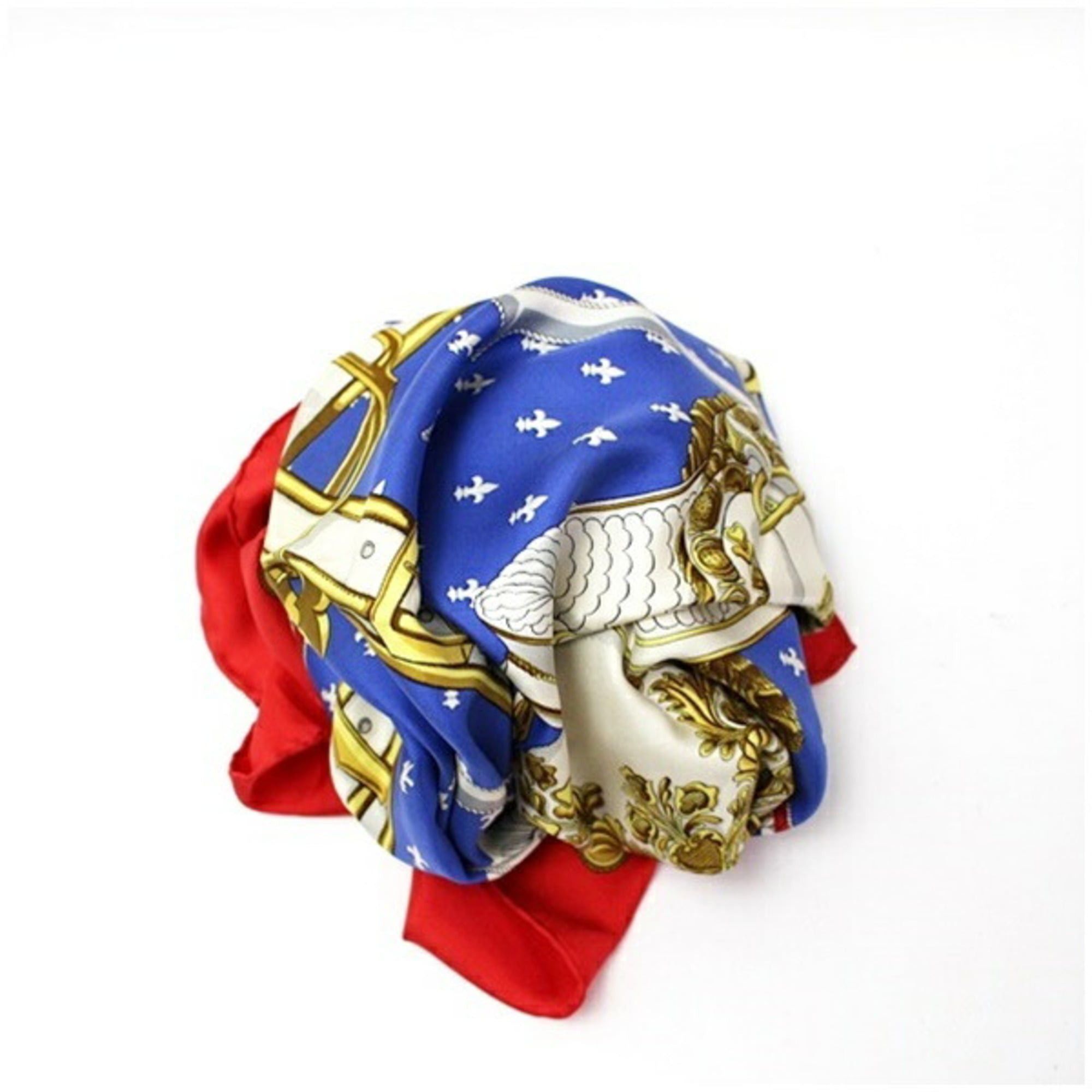 Hermes Hermes Silk Scarf Muffler Carre 90 SELLES A HOUSSE HERMES Women's Size ONE SIZE - 7 Thumbnail