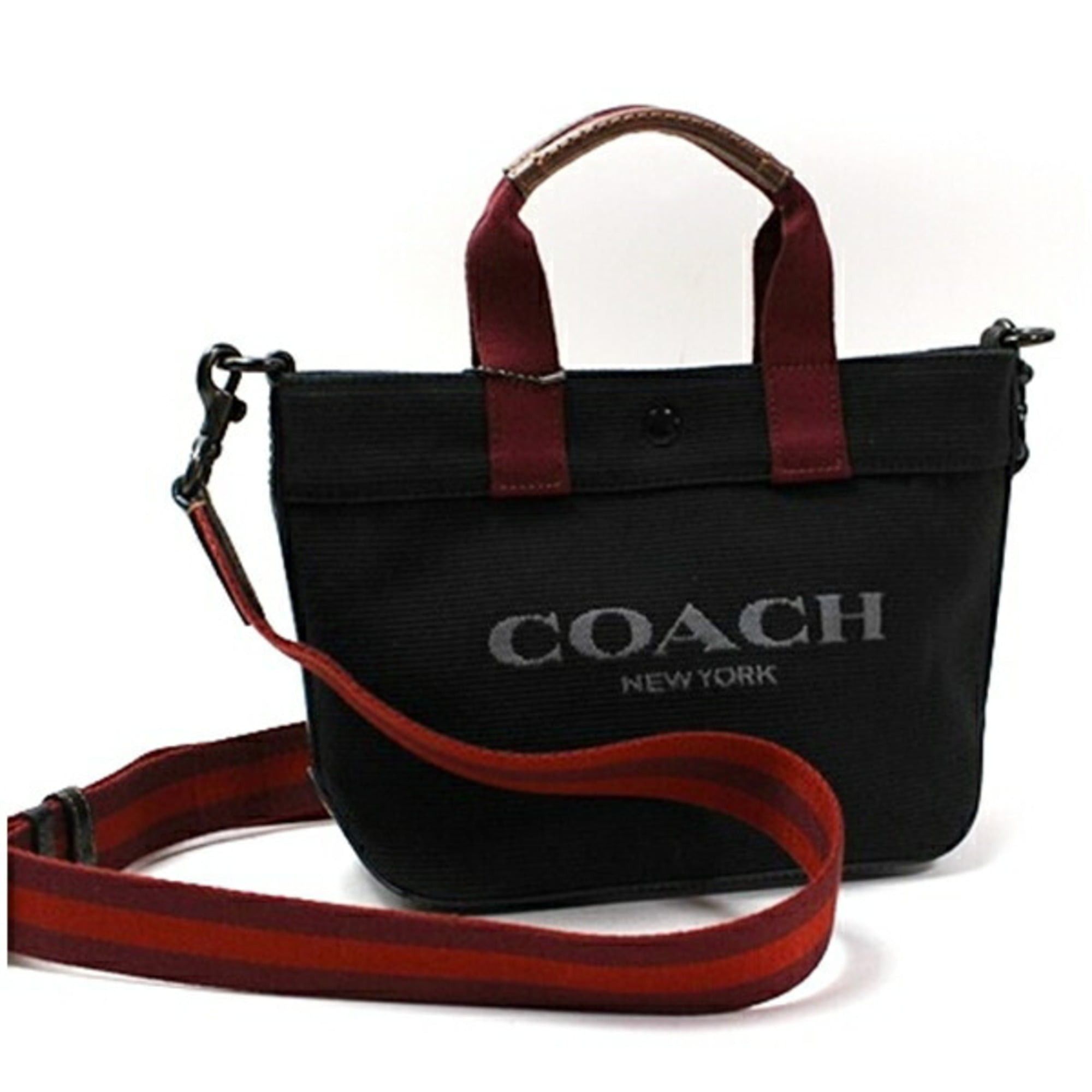 Coach Coach Factory Handbag CU299 Canvas Black COACH Women's Size ONE SIZE - 2 Thumbnail