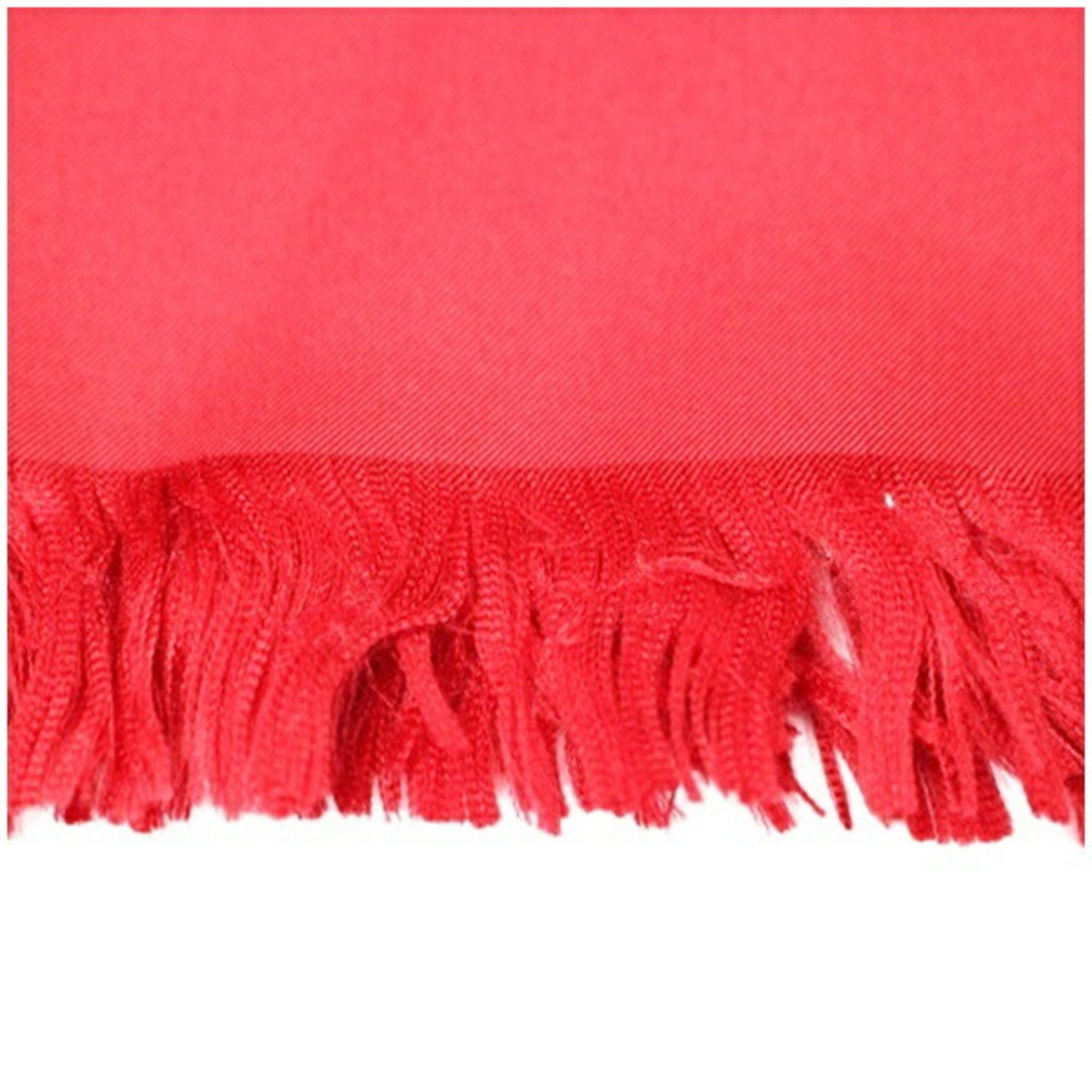 Hermes Hermes rectangular scarf, wine red, for women. Size ONE SIZE - 7 Thumbnail