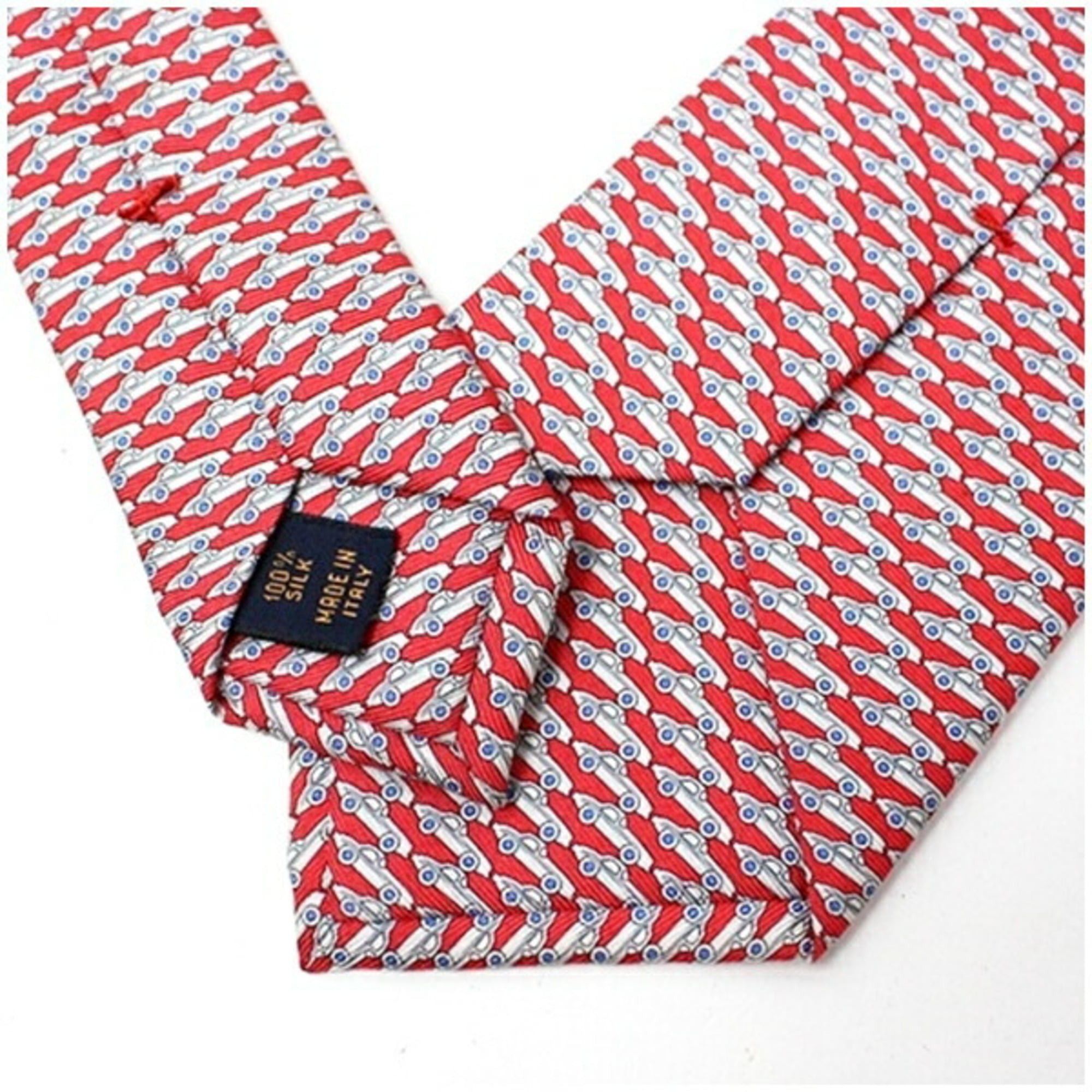Louis Vuitton Louis Vuitton Silk Tie M73129 Car Pattern LOUIS VUITTON Men's Size ONE SIZE - 6 Thumbnail