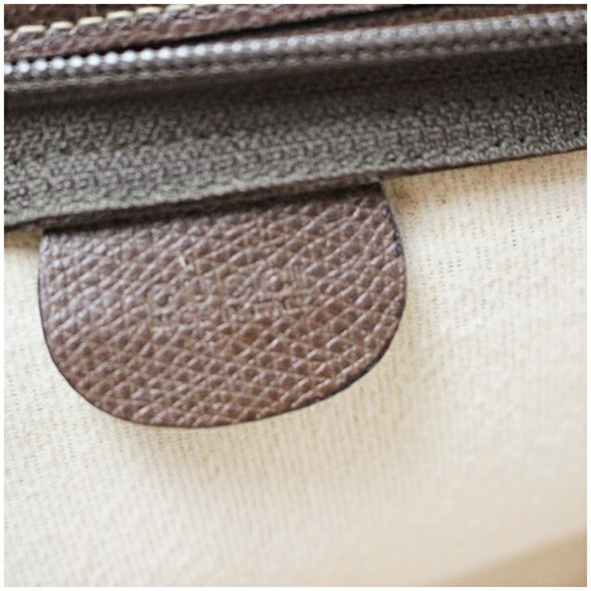 Gucci Gucci Old Second Bag Clutch GG Pattern PVC x Leather Beige Brown GUCCI Men's Size ONE SIZE - 9 Thumbnail
