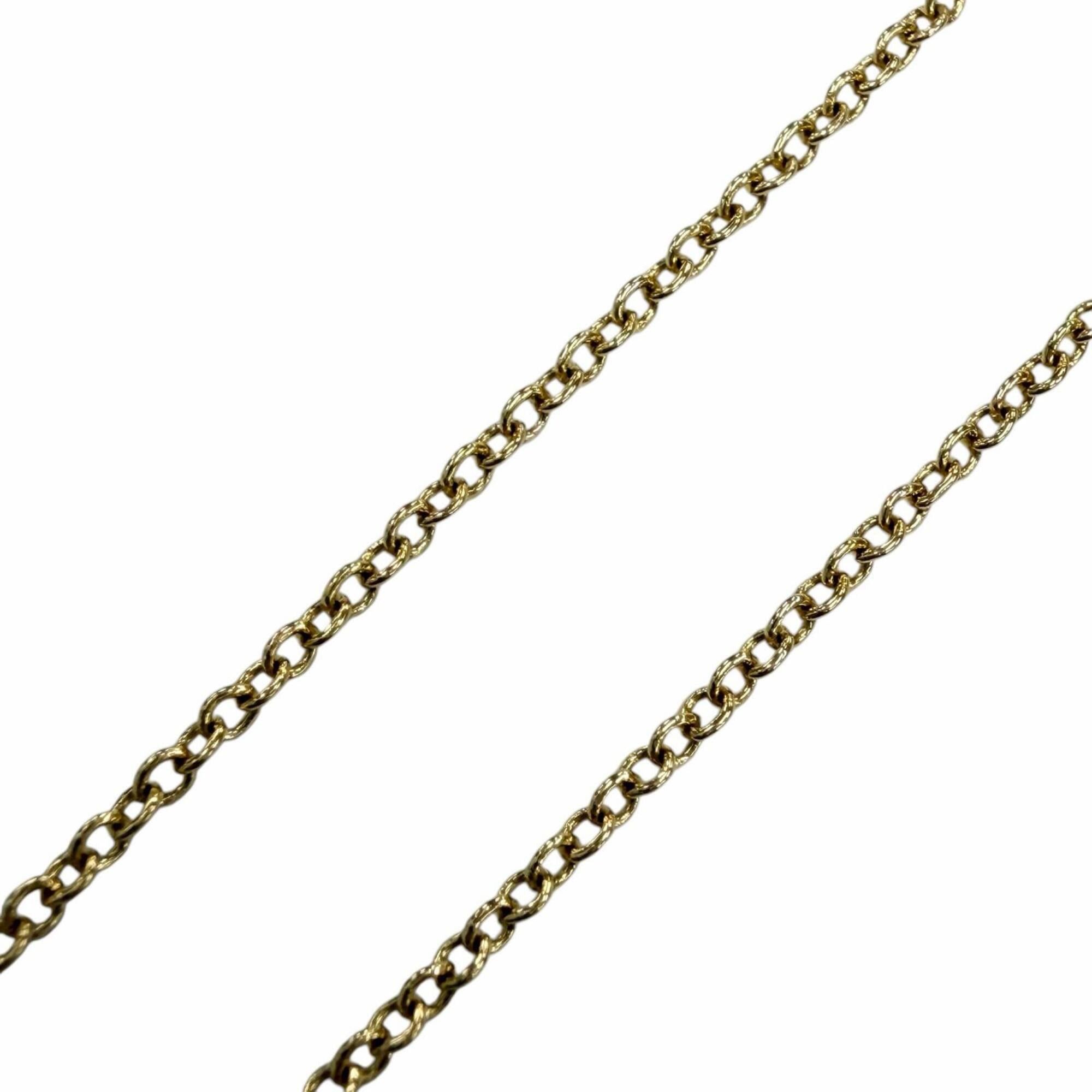 Tiffany & Co. TIFFANY&Co. Tiffany & Co. By the Yard Elsa Peretti 1P Diamond approx. 0.05ct 750 YG Bracelet Yellow Gold 3.77mm Diameter Weight 0.97g Women's Size ONE SIZE - 3 Thumbnail