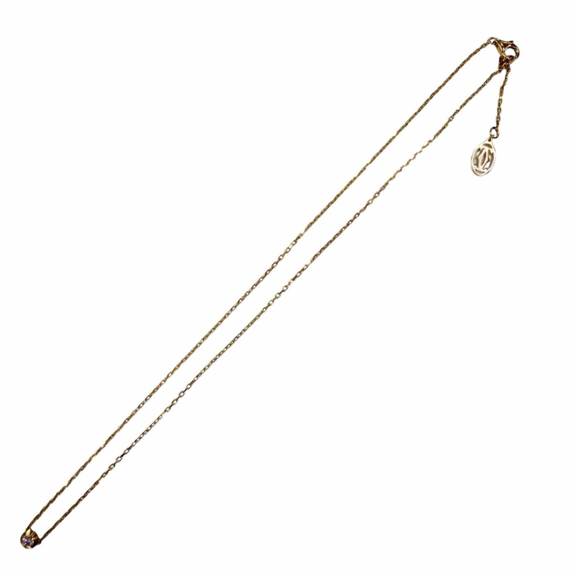 Cartier Cartier SJN242 Damour SM Small 750YG 1P Diamond Necklace, Yellow Gold, Weight 2.77g, Women's. Size ONE SIZE - 3 Thumbnail