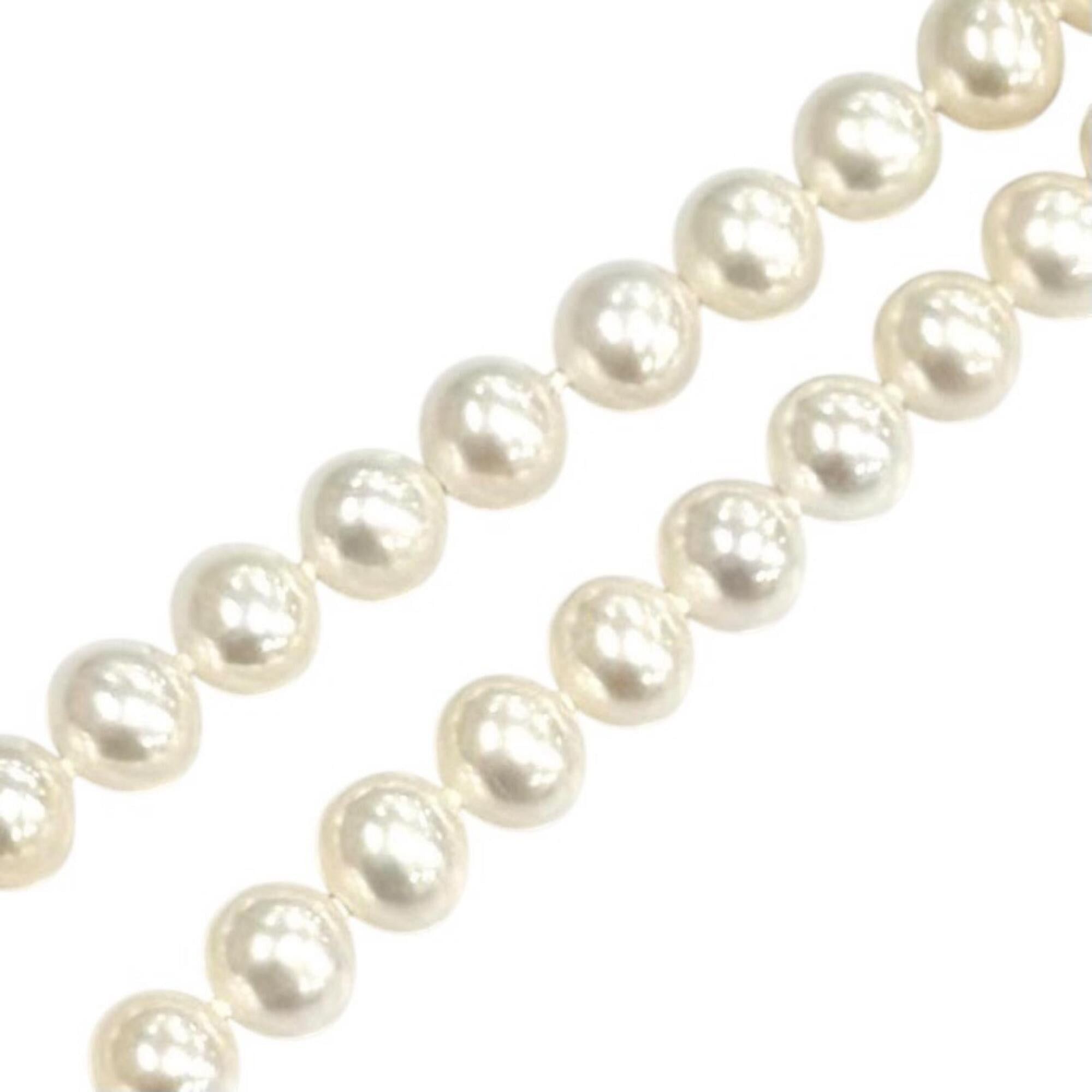 Tiffany & Co. TIFFANY&Co. Tiffany Ziegfeld Collection Pearl Wrap Necklace, Freshwater Pearls, AG925, Approx. 204cm Length, White, Total Weight 148.5g, Women's, Comes with Box Size ONE SIZE - 6 Thumbnail