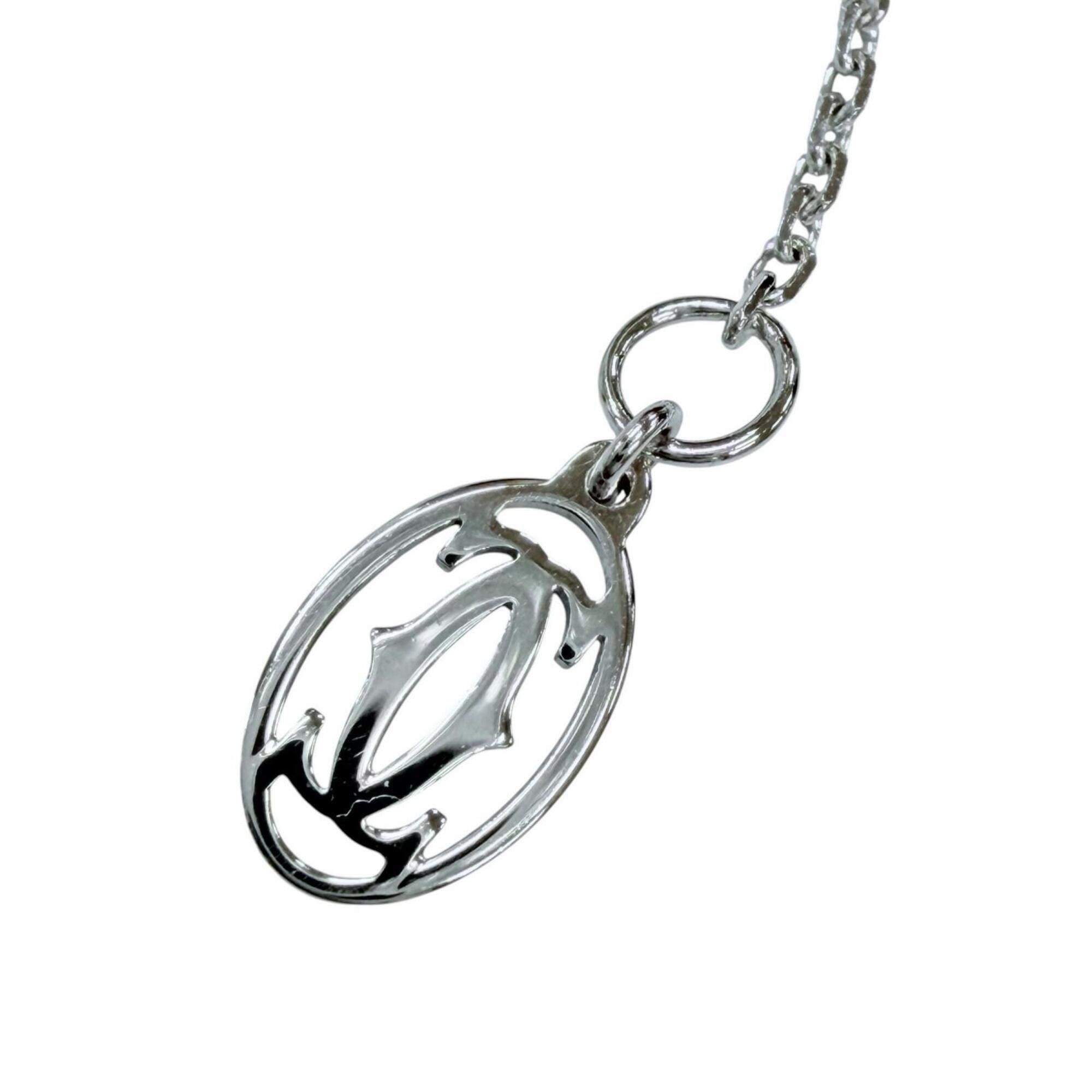 Cartier Cartier WFE089 Damour XS 750 WG 1P Diamond Necklace, White Gold, Weight 2.4g, Women's, with Box. Size ONE SIZE - 6 Thumbnail