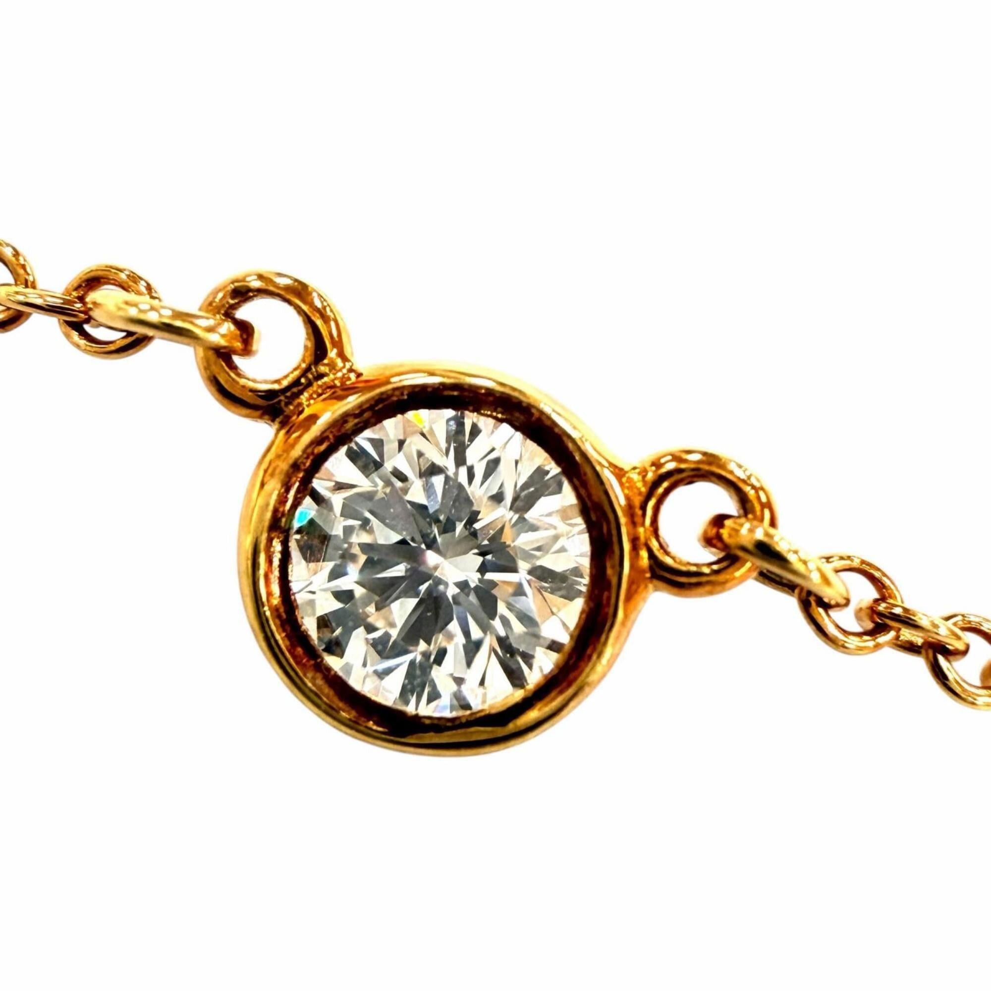 Tiffany & Co. TIFFANY&Co. Tiffany & Co. By the Yard Elsa Peretti 750 PG Necklace with 1 Diamond (approx. 0.12ct), Frame Diameter approx. 4.35mm, Weight 1.89g, Women's. Size ONE SIZE - 6 Thumbnail
