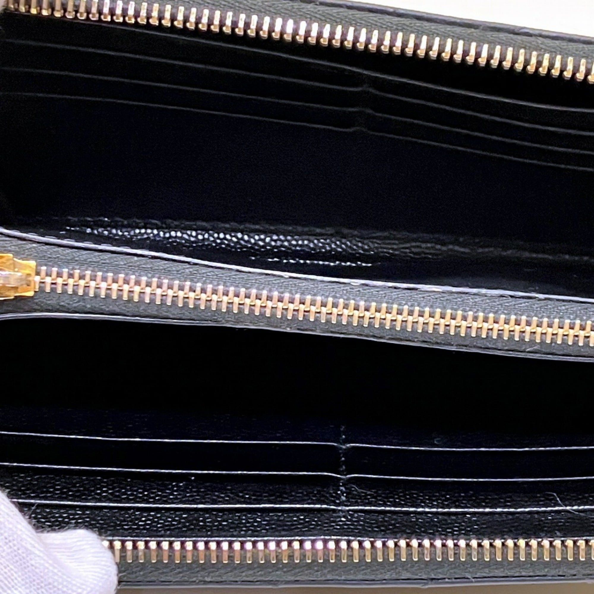 Yves Saint Laurent Yves Saint Laurent leather long wallet 358094 Size ONE SIZE - 3 Thumbnail