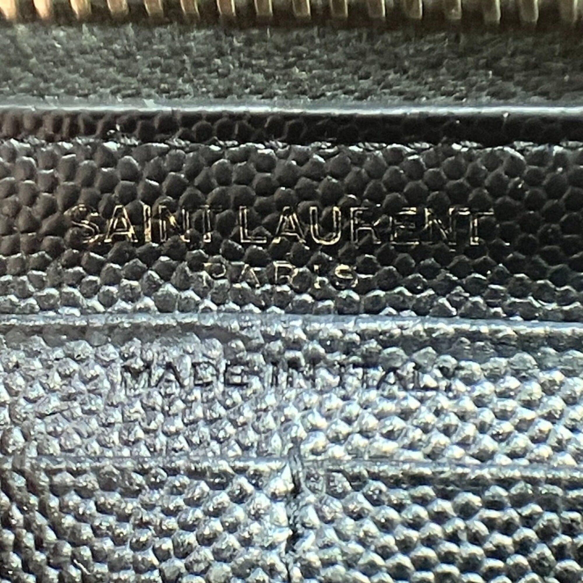 Yves Saint Laurent Yves Saint Laurent leather long wallet 358094 Size ONE SIZE - 4 Thumbnail