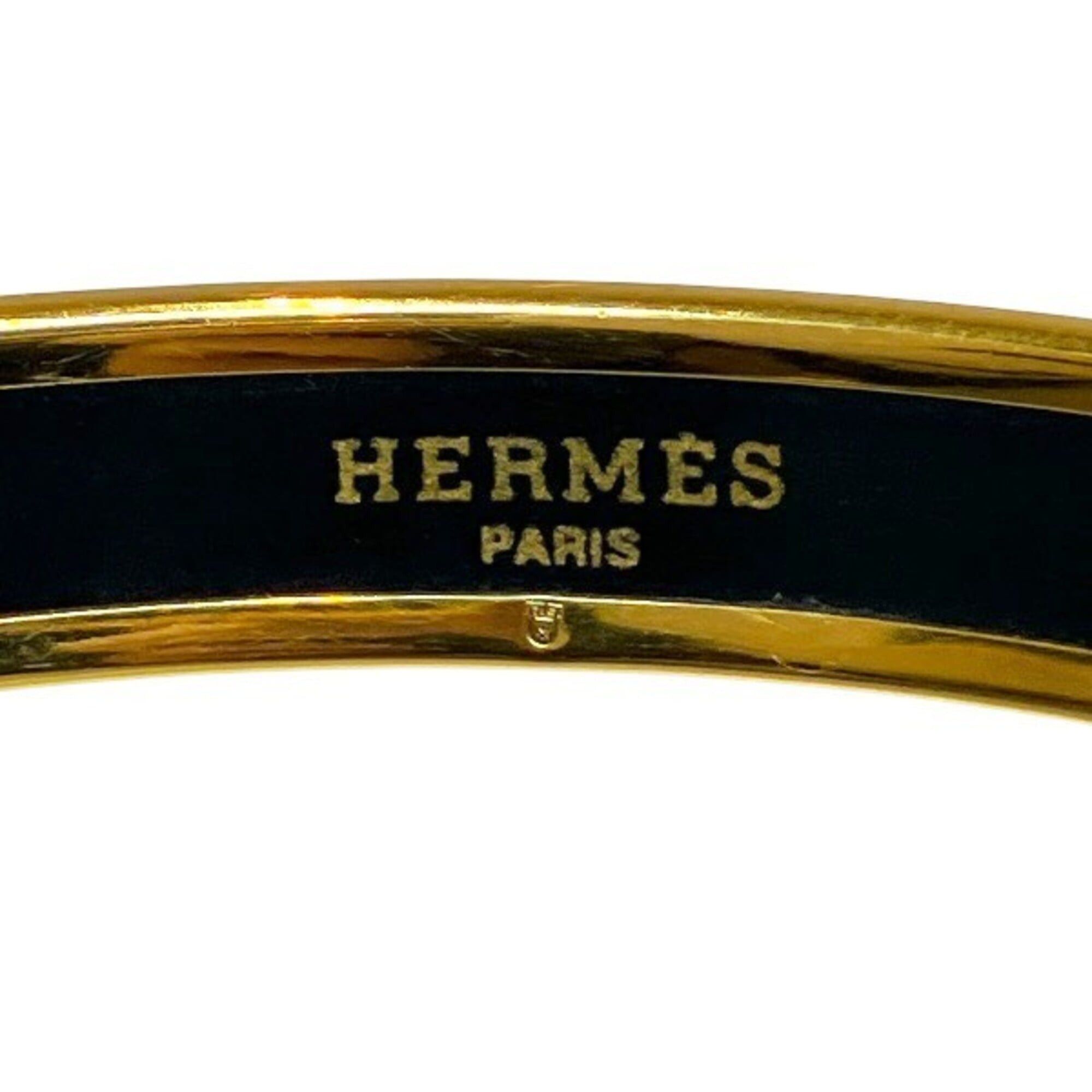 Hermes Hermes Enamel PM Brand Accessories Cloisonné Red Bangle for Women Size ONE SIZE - 2 Thumbnail
