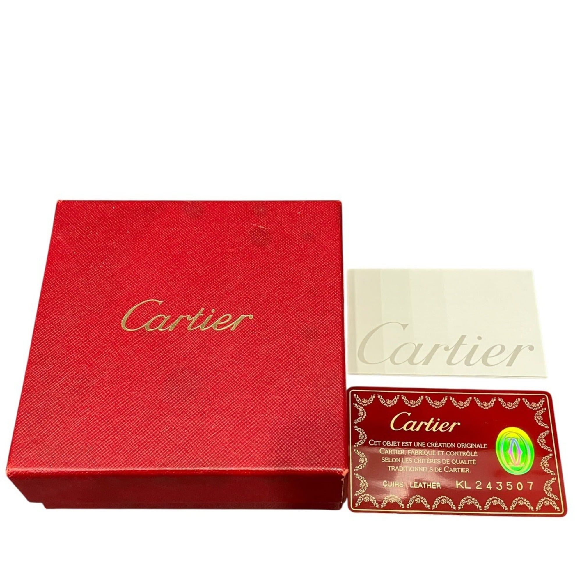 Cartier Cartier Bi-fold Wallet, Must Line, Leather Size ONE SIZE - 5 Thumbnail