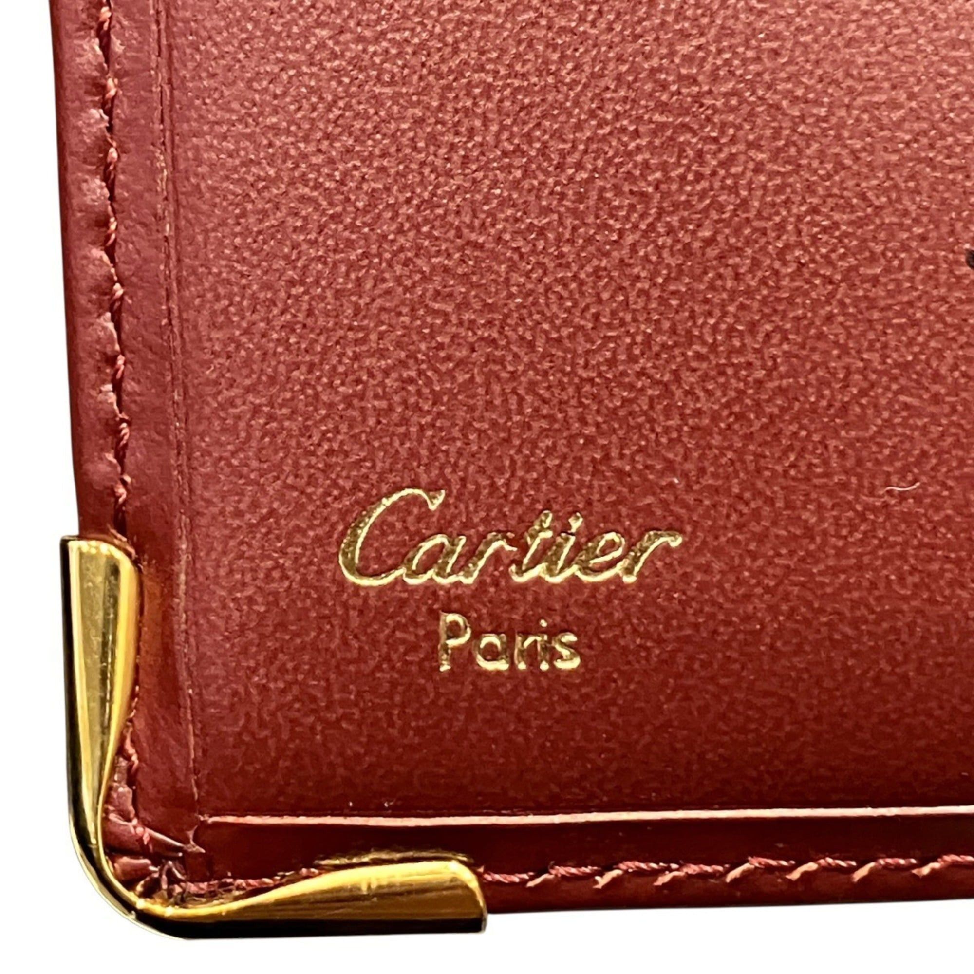 Cartier Cartier Bi-fold Wallet, Must Line, Leather Size ONE SIZE - 4 Thumbnail