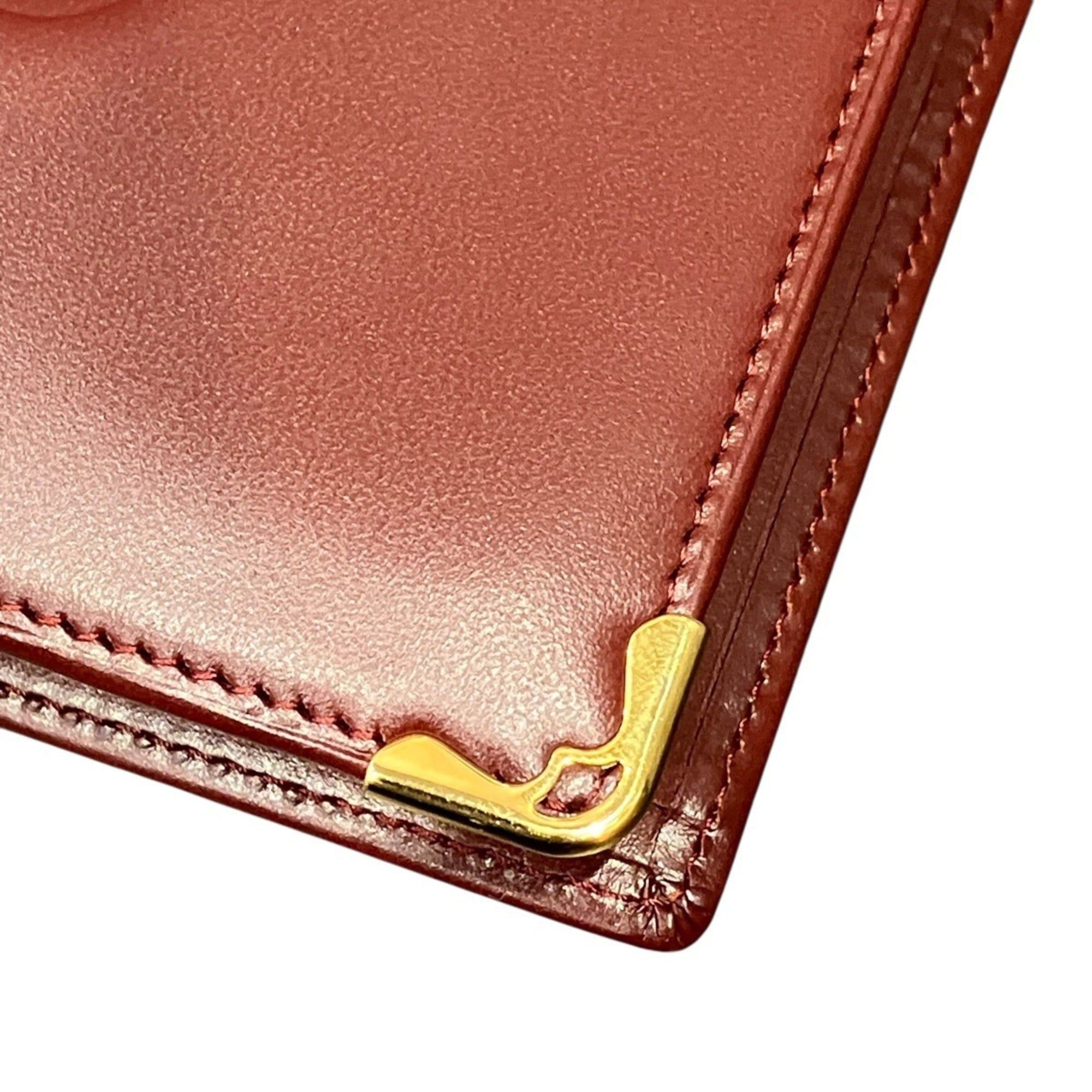 Cartier Cartier Bi-fold Wallet, Must Line, Leather Size ONE SIZE - 9 Thumbnail