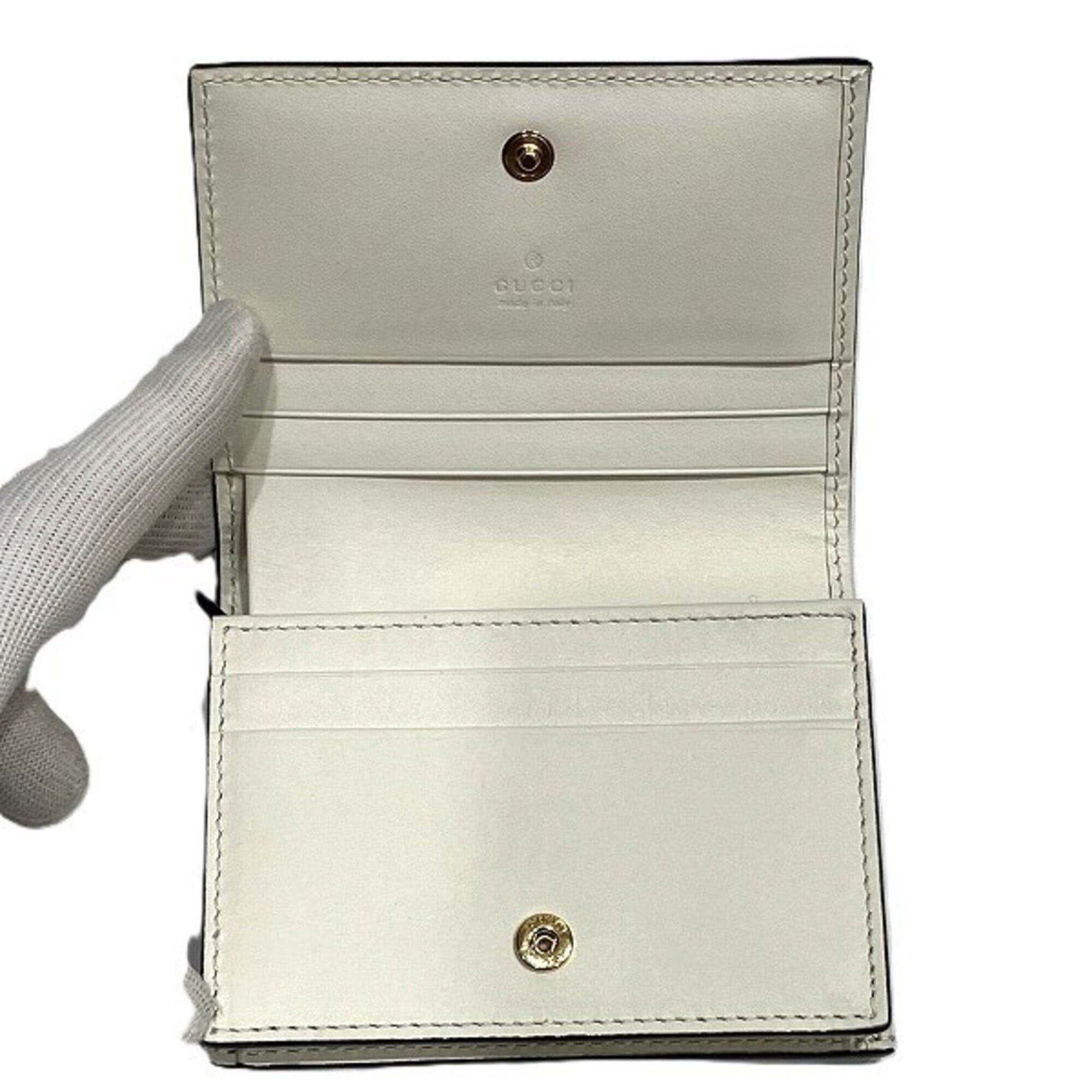 Gucci Gucci GG Supreme 663922 Les Pommes Apples Heart Bi-fold Wallet for Women Size ONE SIZE - 3 Thumbnail