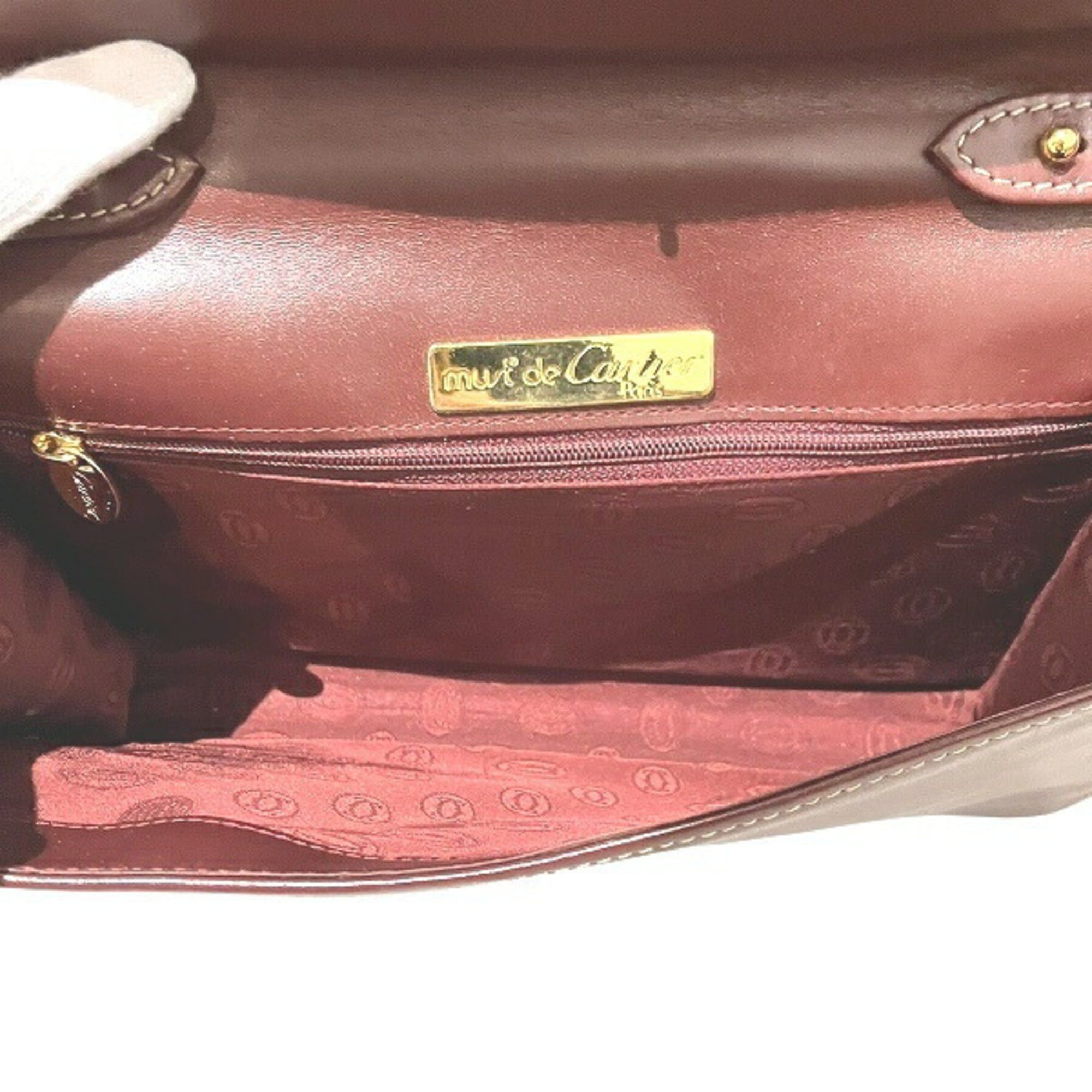 Cartier Cartier Must Leather Handbag Shoulder Bag for Women Size ONE SIZE - 5 Thumbnail