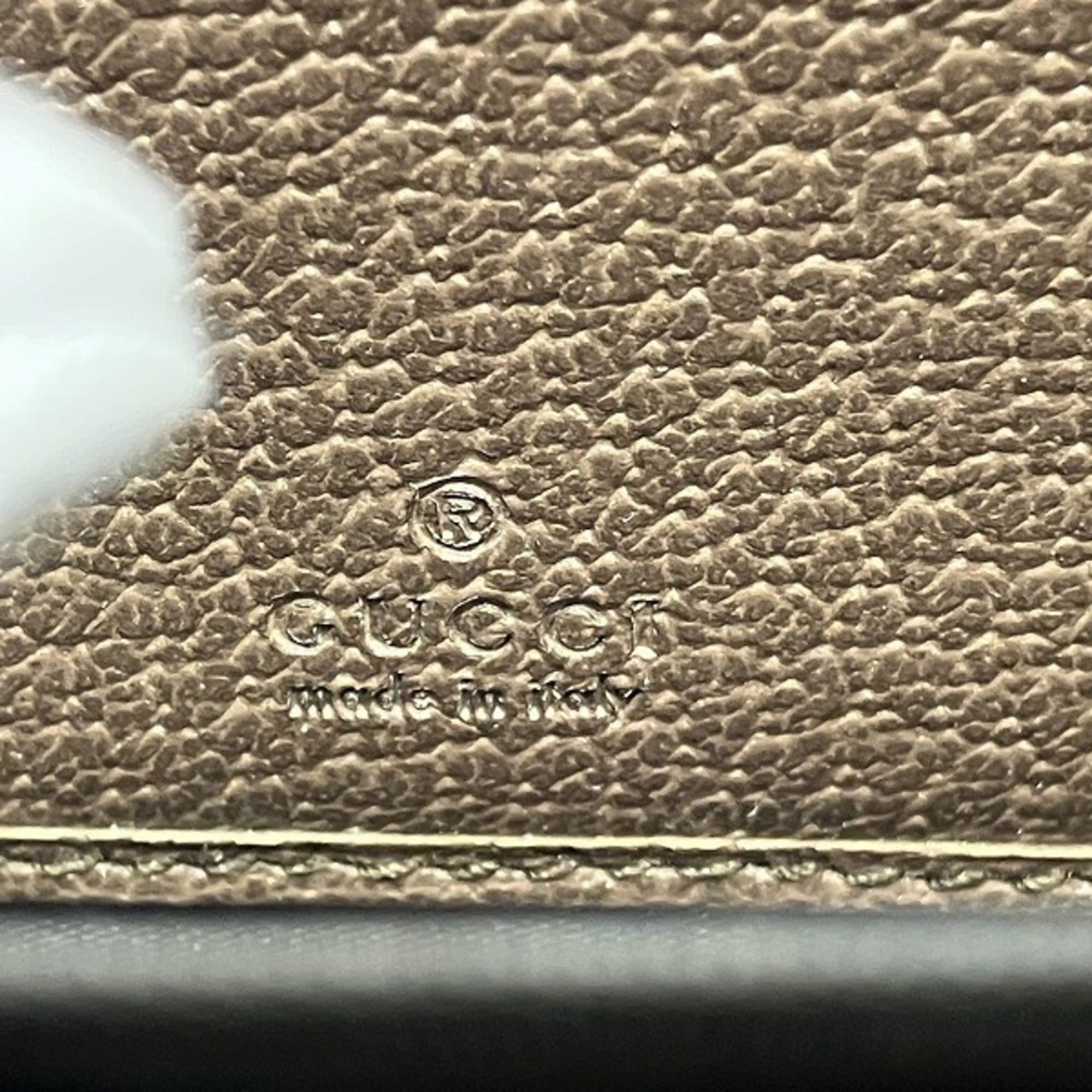 Gucci Gucci GG Canvas Bamboo Round Zip Long Wallet 658634 (Men's/Women's) Size ONE SIZE - 4 Thumbnail