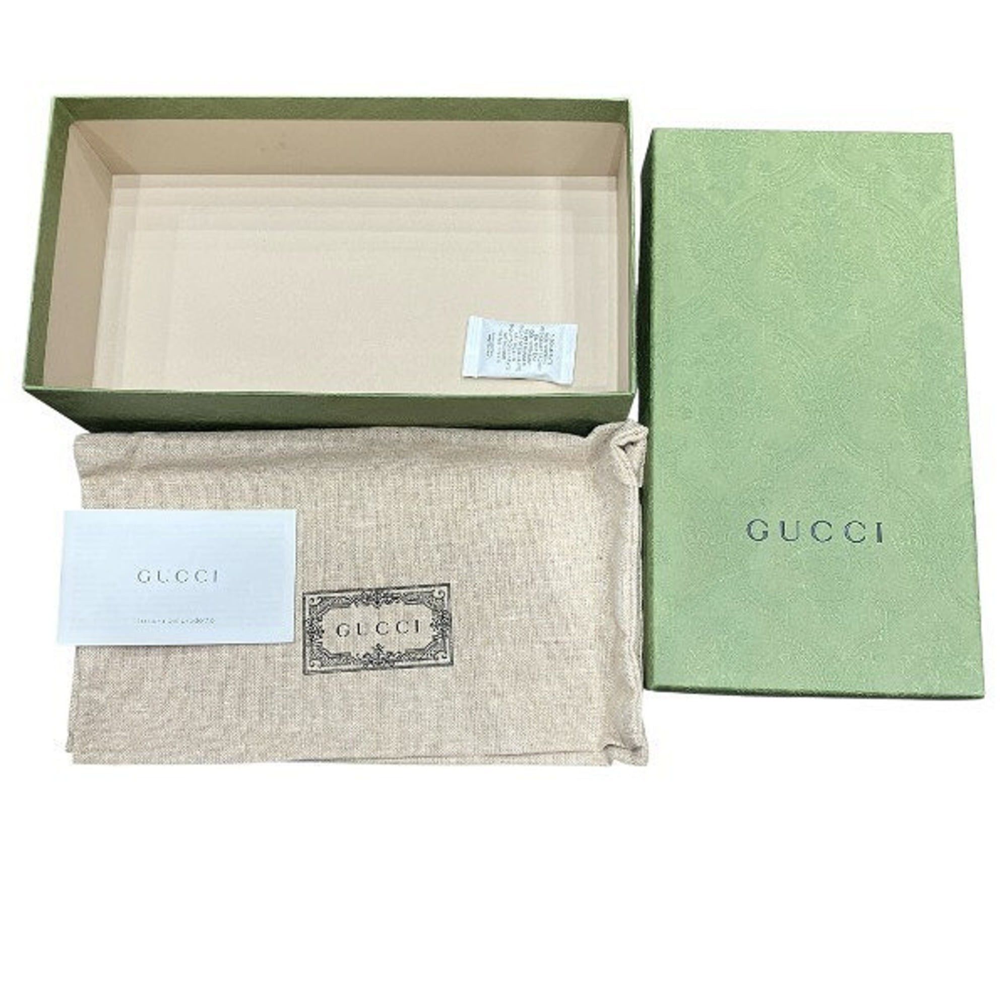 Gucci Gucci GG Canvas Bamboo Round Zip Long Wallet 658634 (Men's/Women's) Size ONE SIZE - 5 Thumbnail
