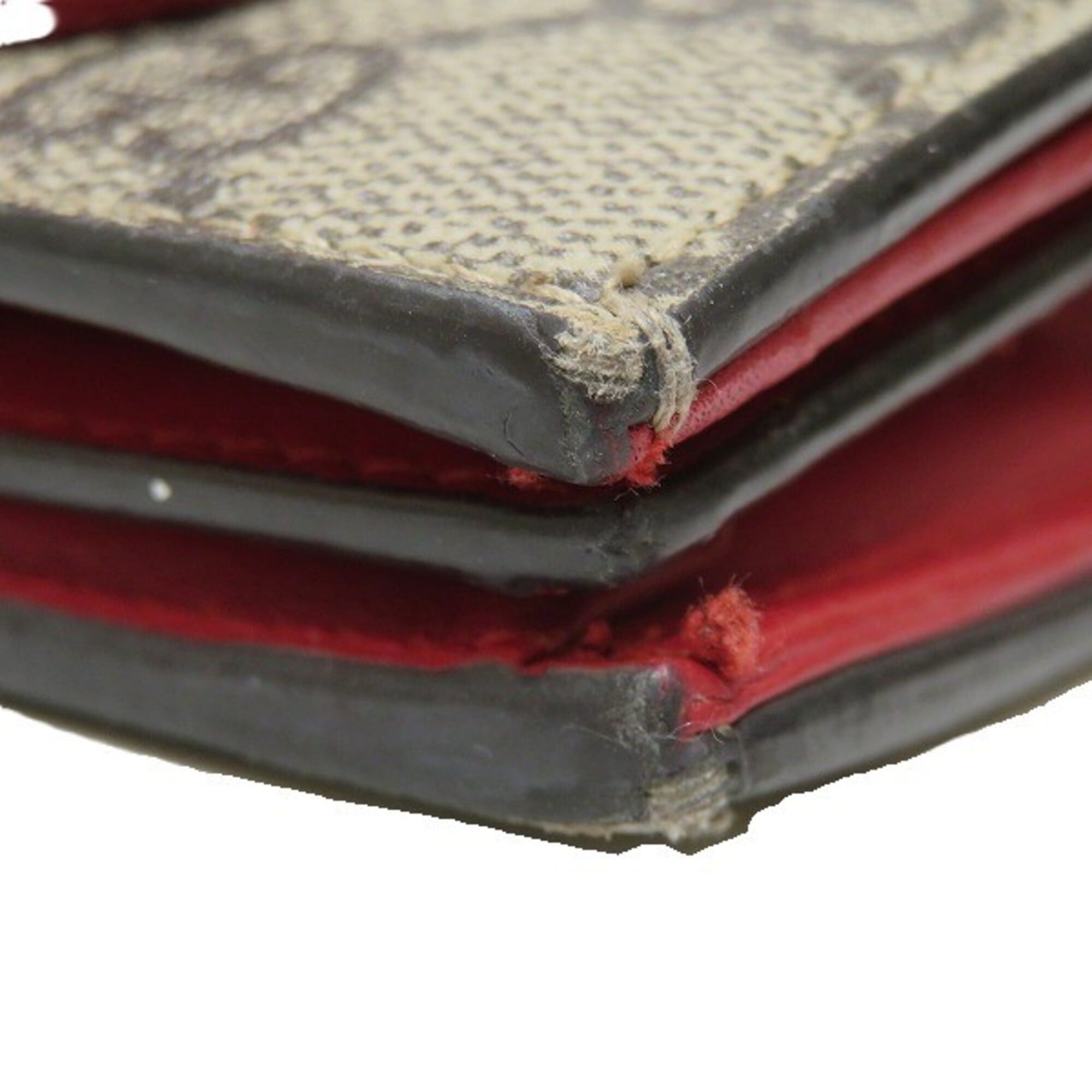 Gucci Gucci GG Supreme Cherry Mini Wallet 476050 Bi-fold for Women Size ONE SIZE - 7 Thumbnail