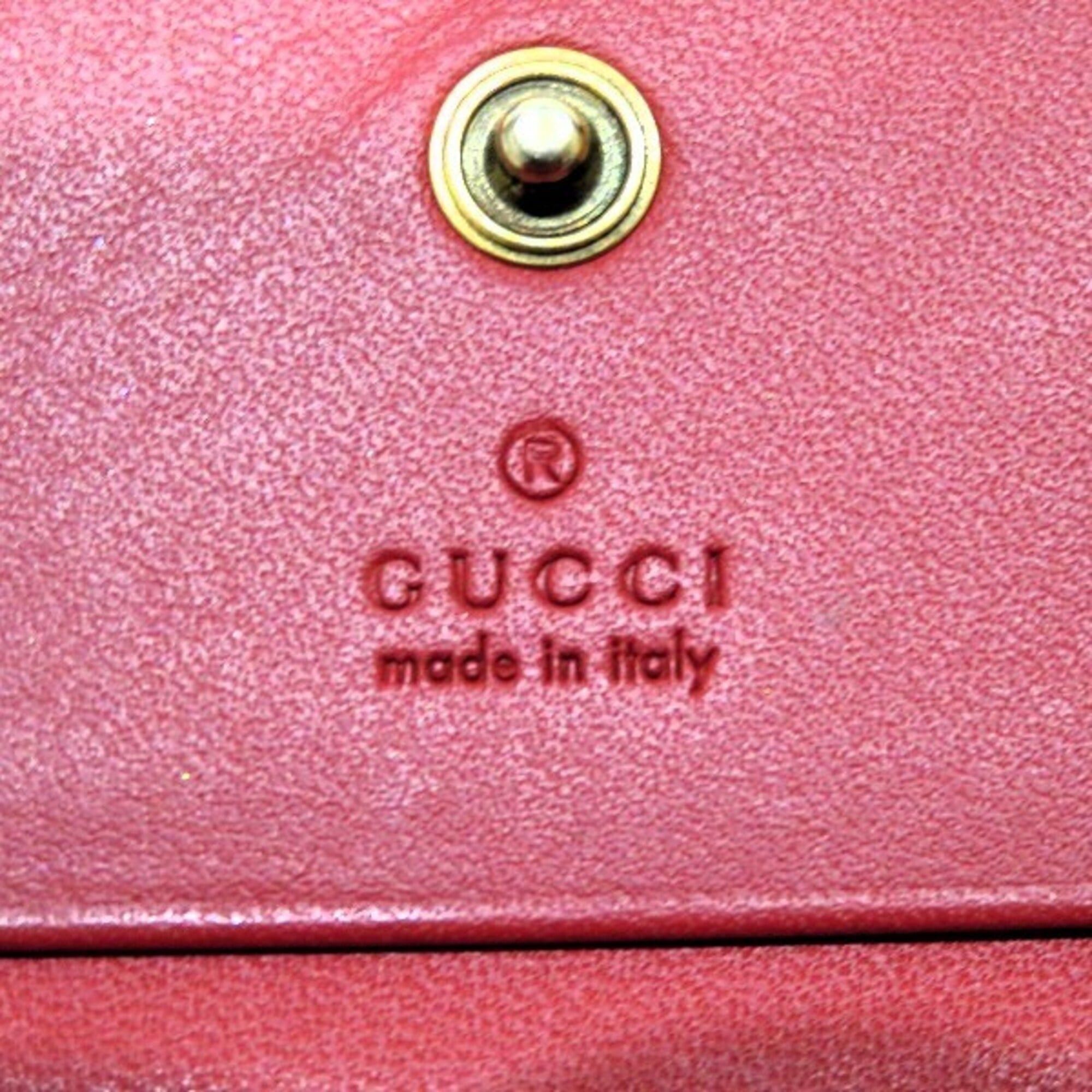 Gucci Gucci GG Supreme Cherry Mini Wallet 476050 Bi-fold for Women Size ONE SIZE - 4 Thumbnail