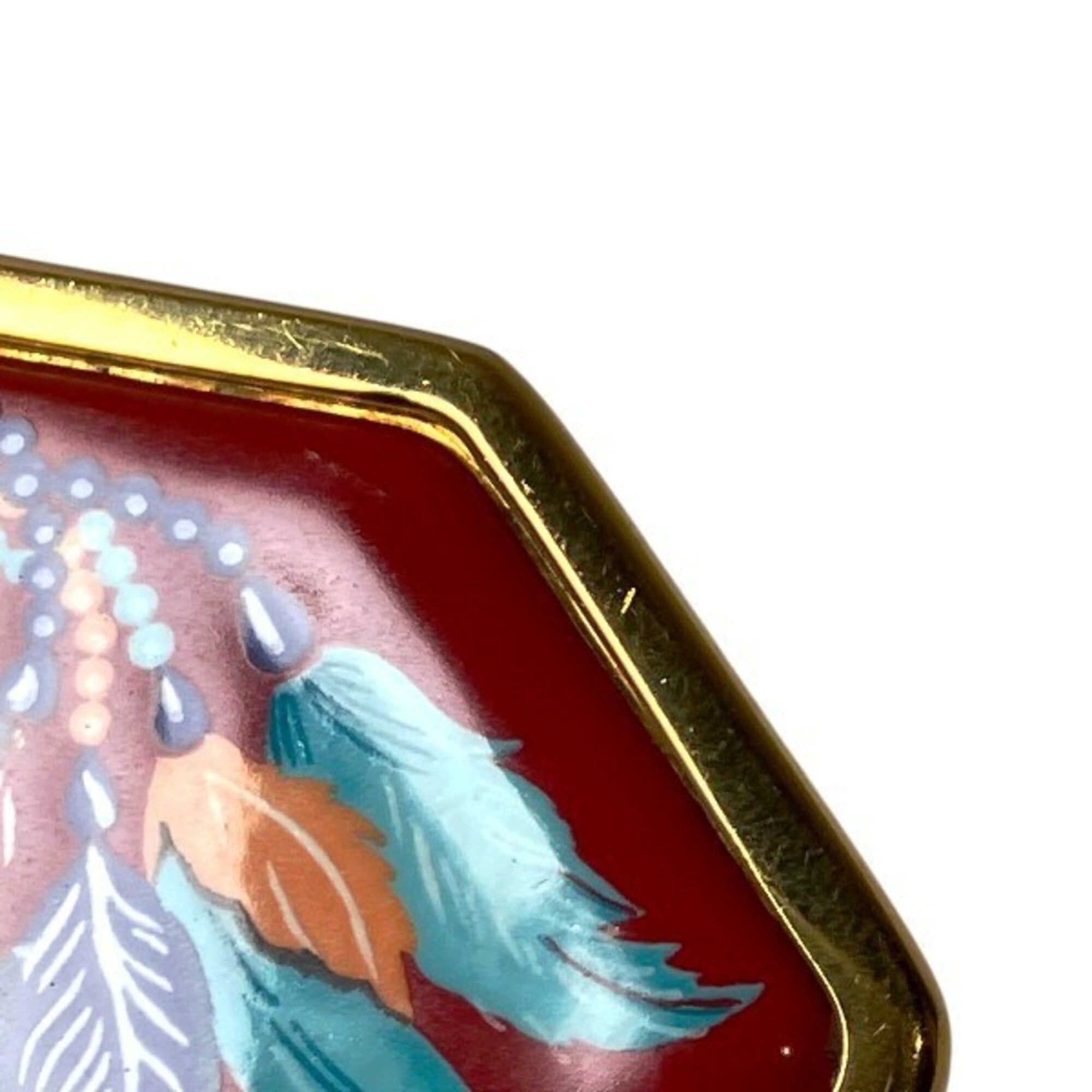 Hermes Hermes enamel brooch, stern ornament, brand accessory, men's and women's. Size ONE SIZE - 5 Thumbnail