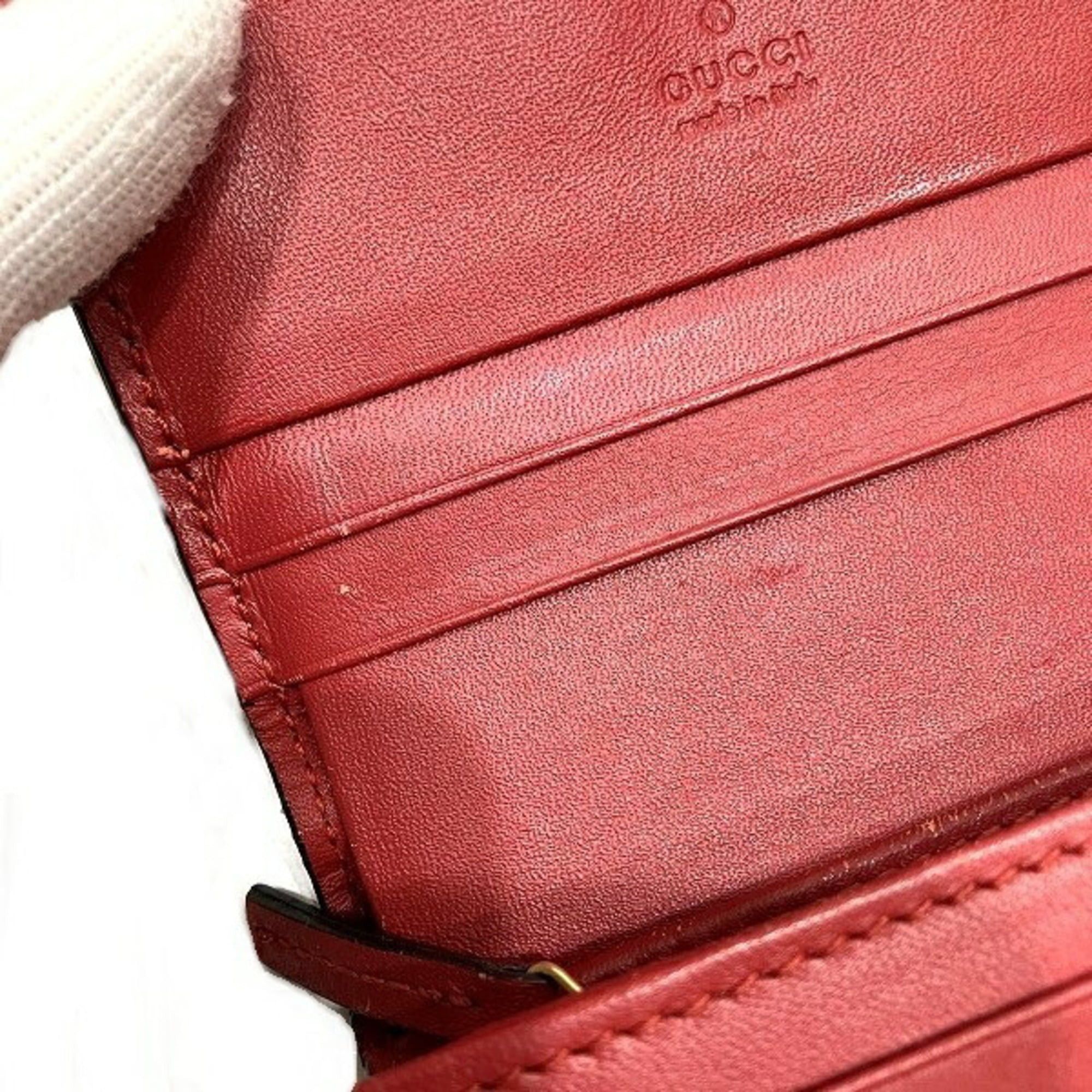 Gucci Gucci GG Supreme Cherry Mini Wallet 476050 Bi-fold for Women Size ONE SIZE - 7 Thumbnail