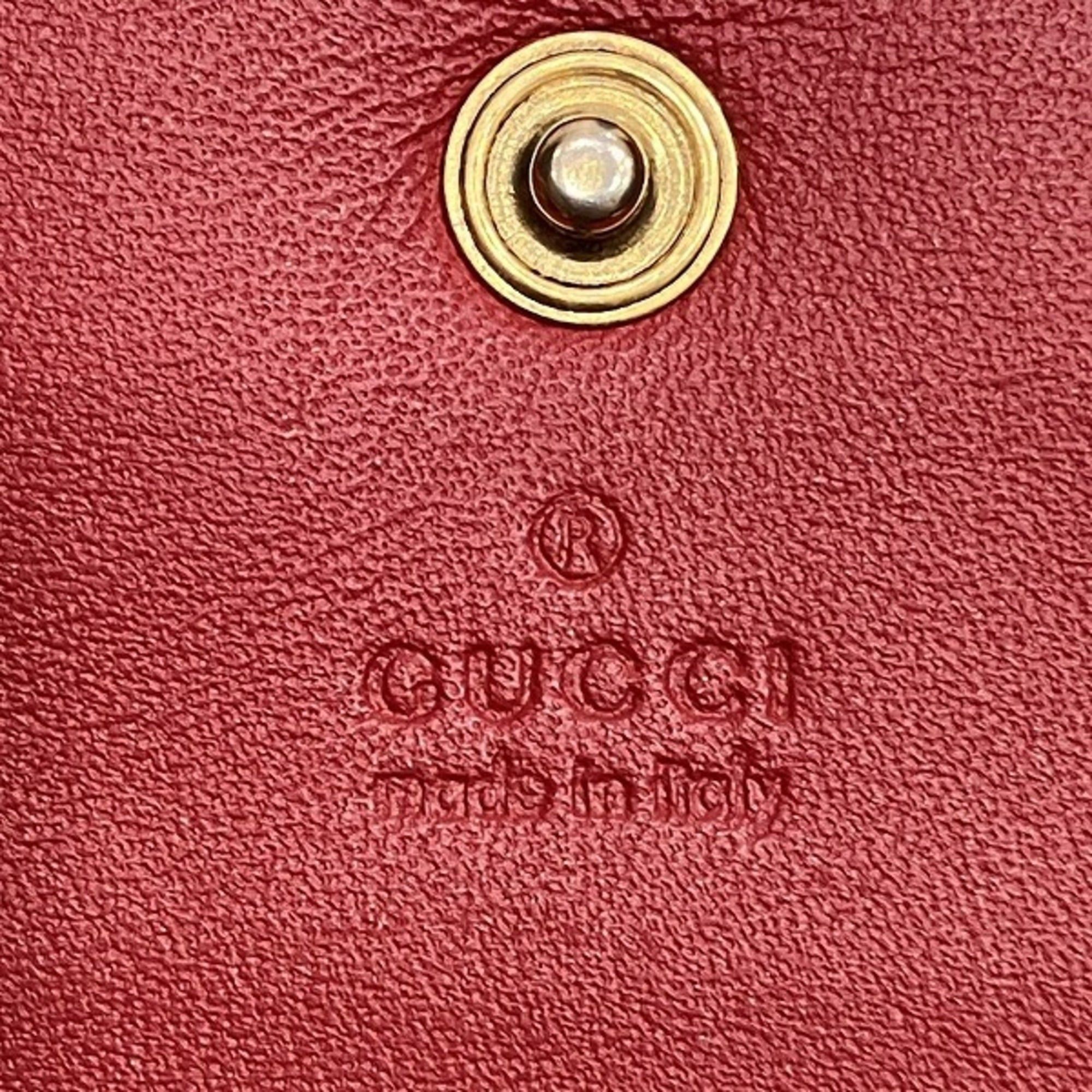 Gucci Gucci GG Supreme Cherry Mini Wallet 476050 Bi-fold for Women Size ONE SIZE - 4 Thumbnail