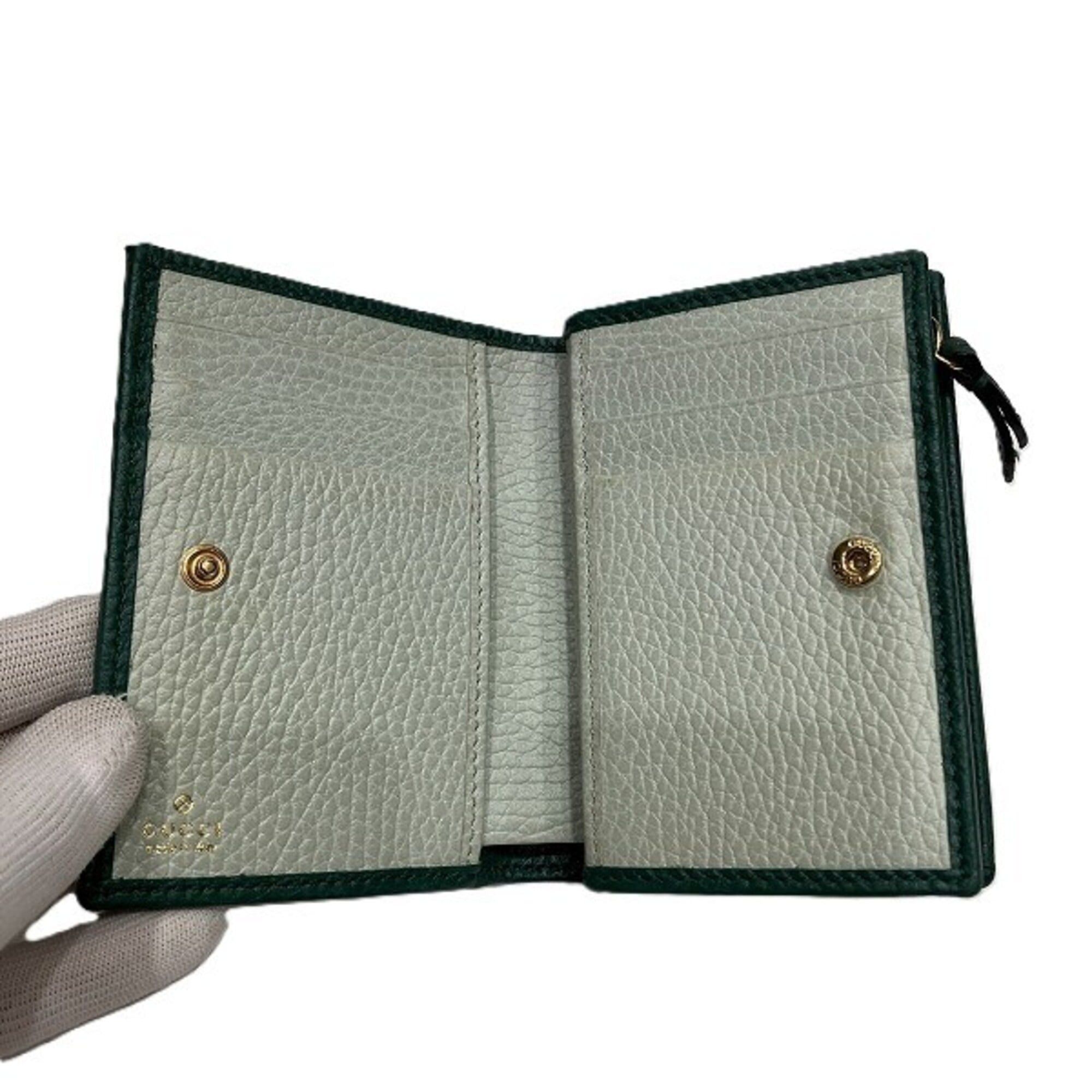Gucci Gucci GG Marmont 772738 Bi-fold Wallet for Women Size ONE SIZE - 3 Thumbnail