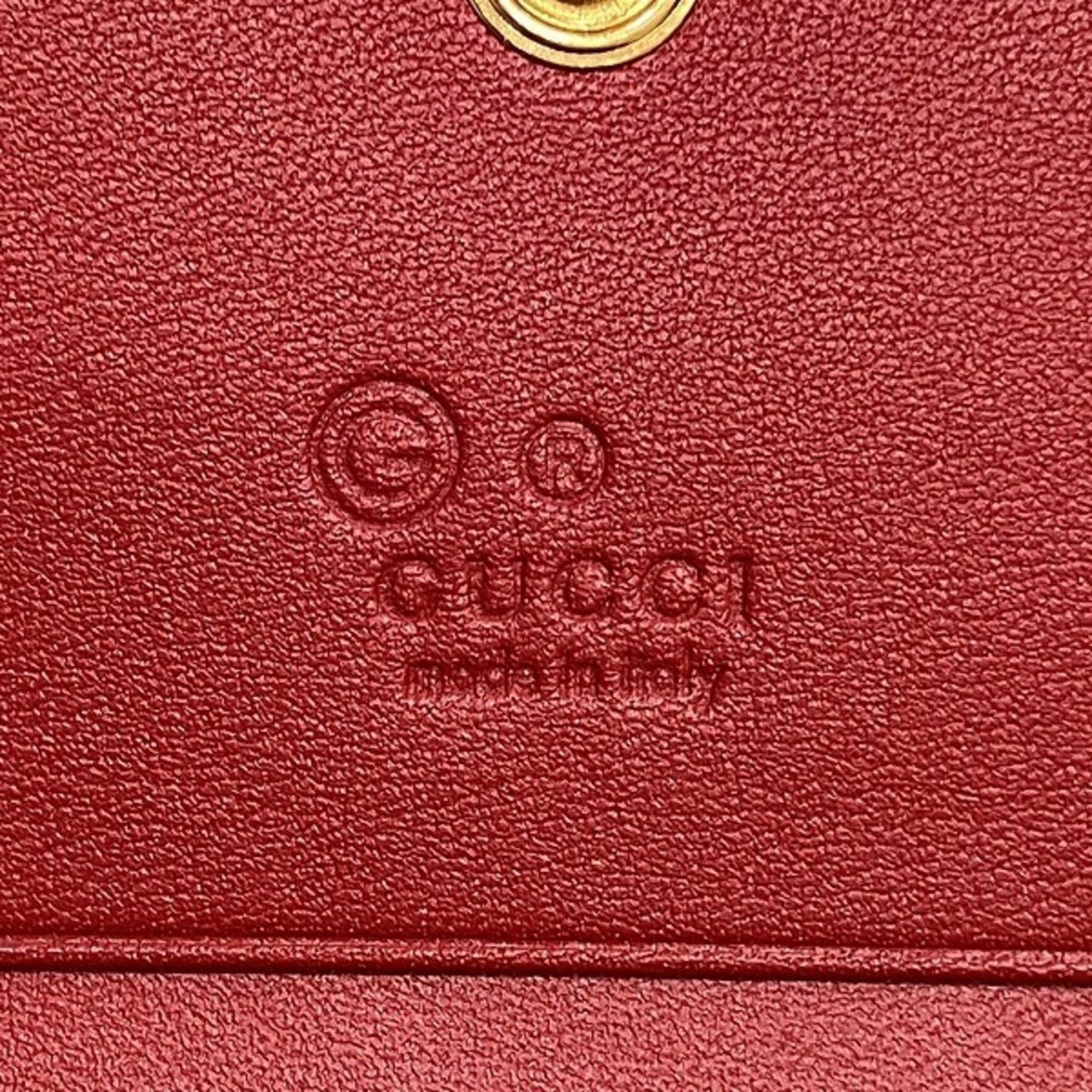 Gucci Gucci GG Supreme Flower Mini Wallet 546372 Bi-fold for Women Size ONE SIZE - 4 Thumbnail