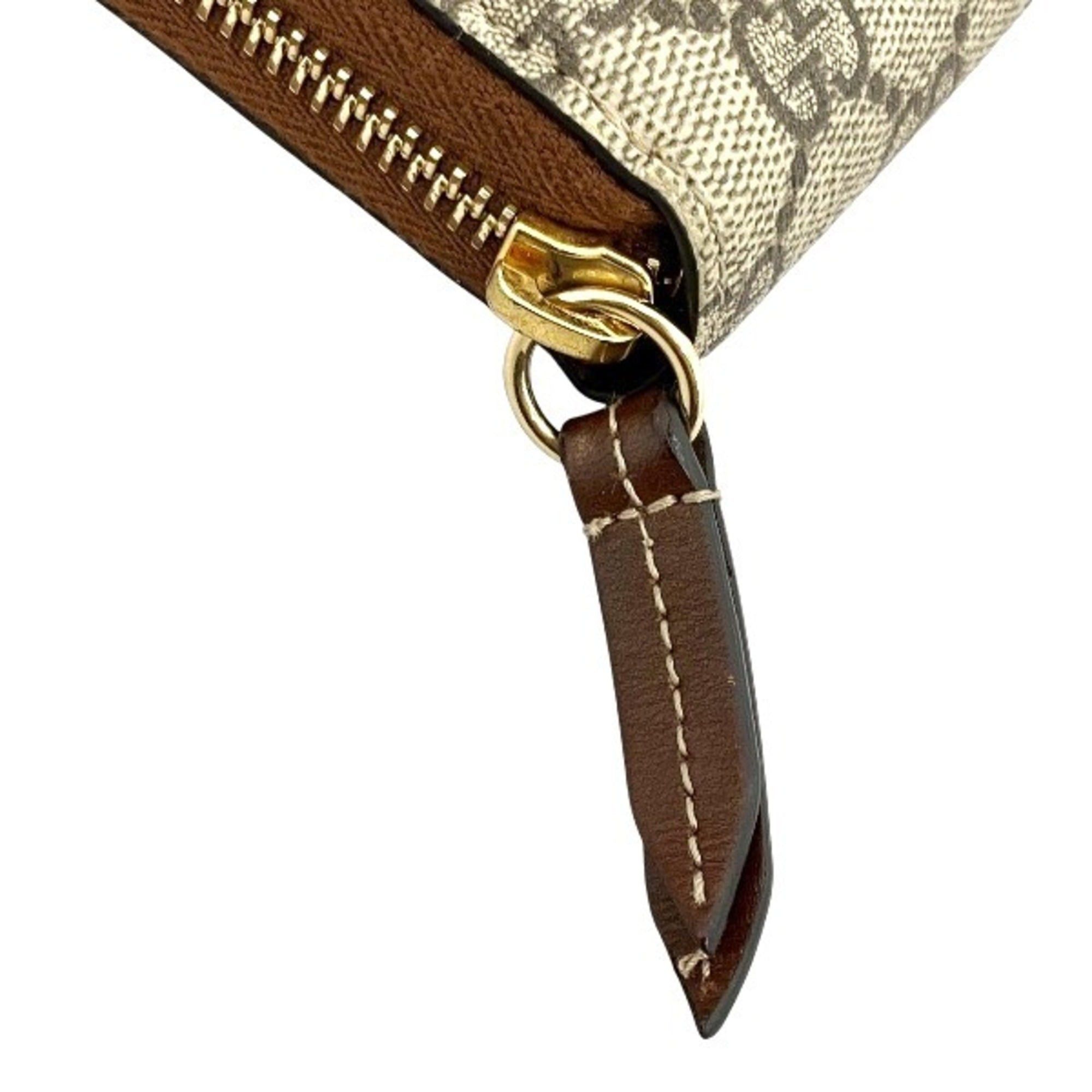 Gucci Gucci GG Supreme 410102 Round Zipper Long Wallet for Men and Women Size ONE SIZE - 9 Thumbnail