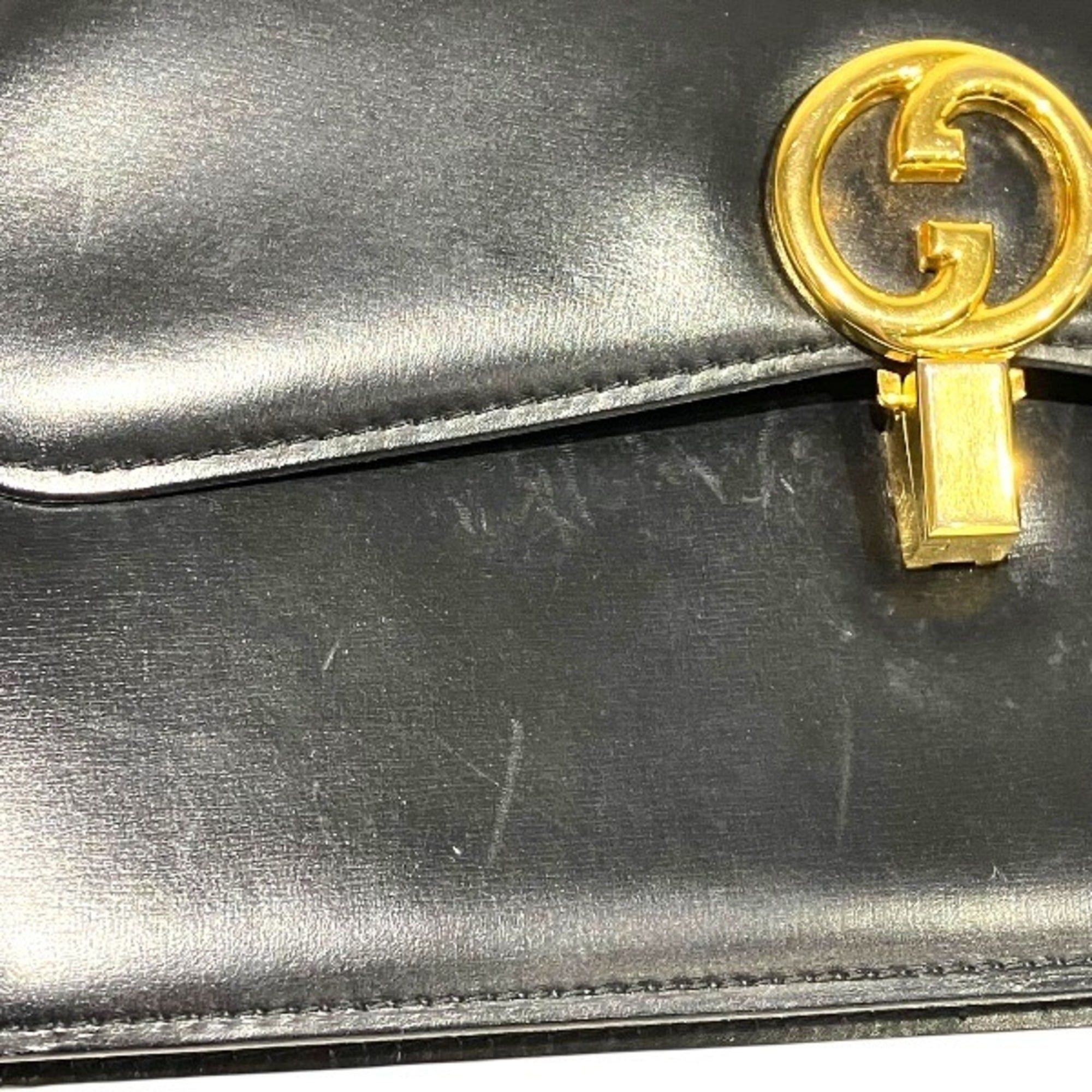 Gucci Gucci Old Interlocking G Flap Handbag Shoulder Bag for Women Size ONE SIZE - 7 Thumbnail