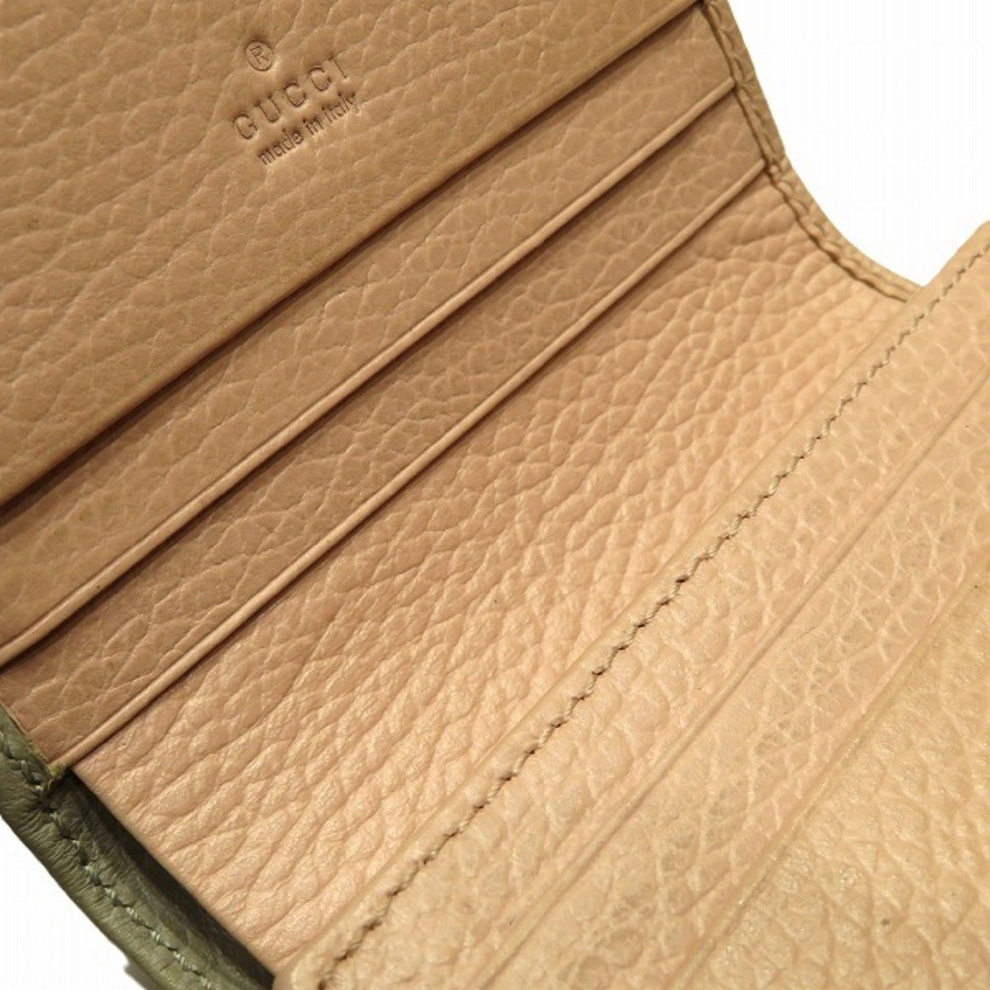 Gucci Gucci GG Petite Marmont 456126 Compact Bi-fold Wallet for Women Size ONE SIZE - 9 Thumbnail