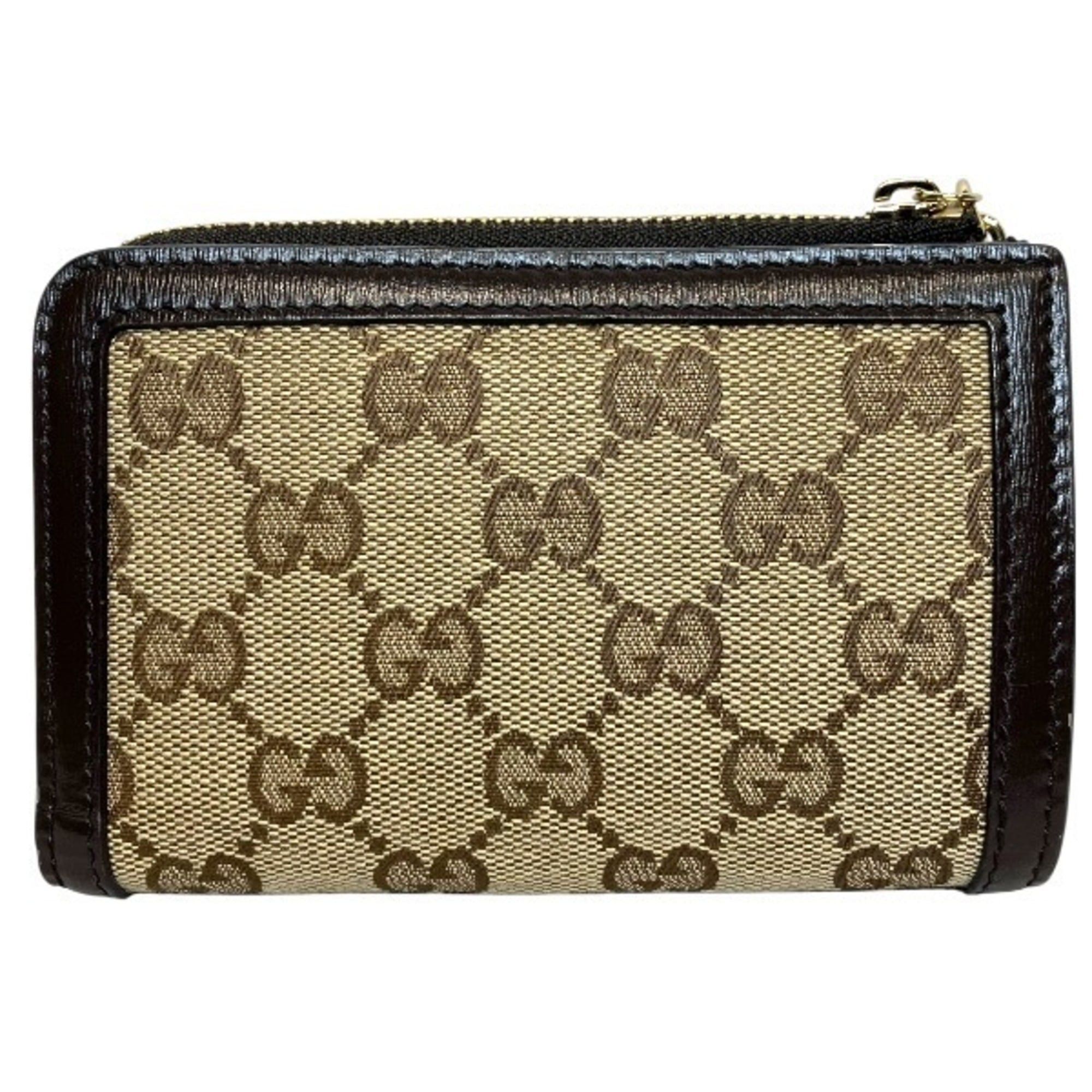 Gucci Gucci GG Canvas Compact Wallet 790036 Bi-fold for Women Size ONE SIZE - 2 Thumbnail