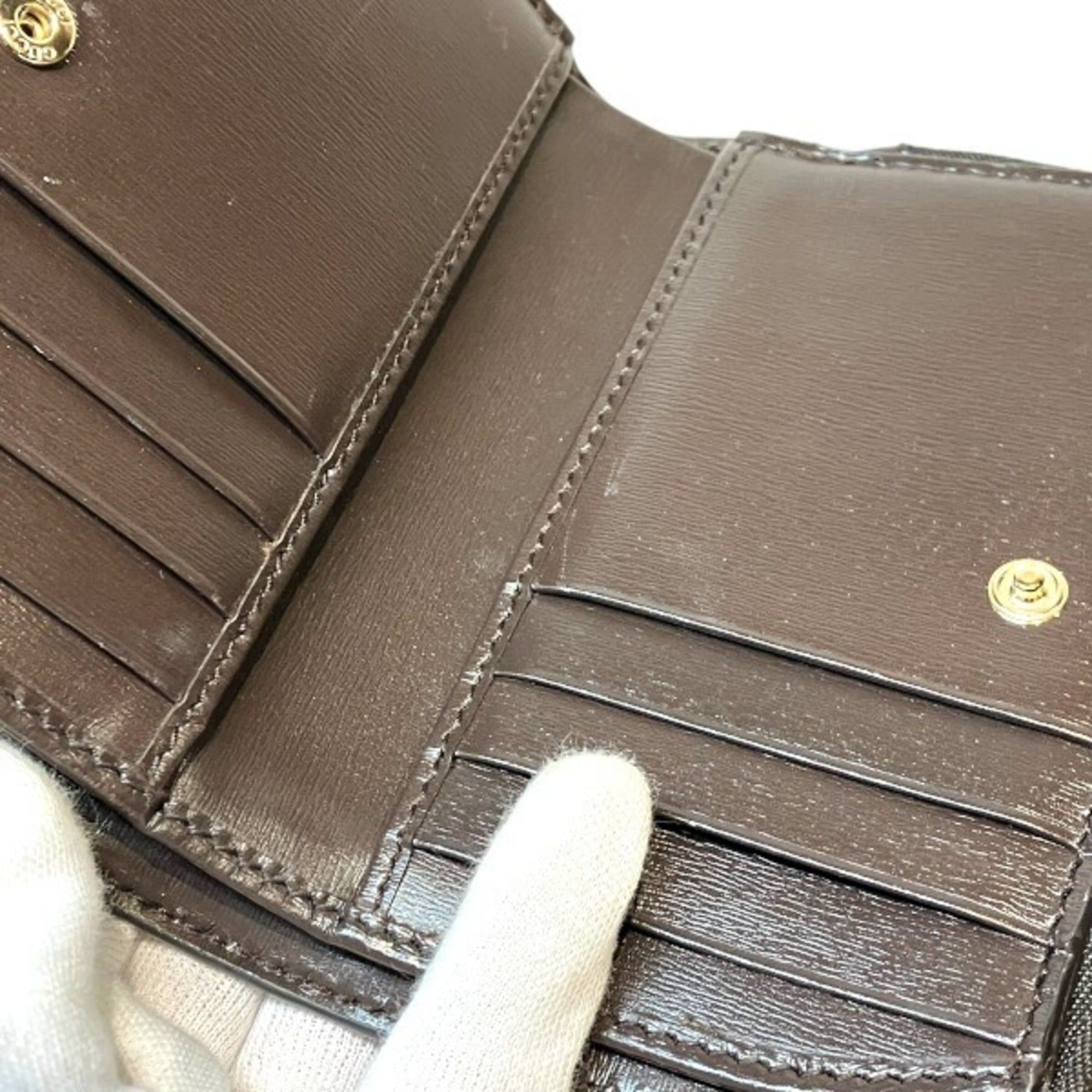 Gucci Gucci GG Canvas Compact Wallet 790036 Bi-fold for Women Size ONE SIZE - 8 Thumbnail