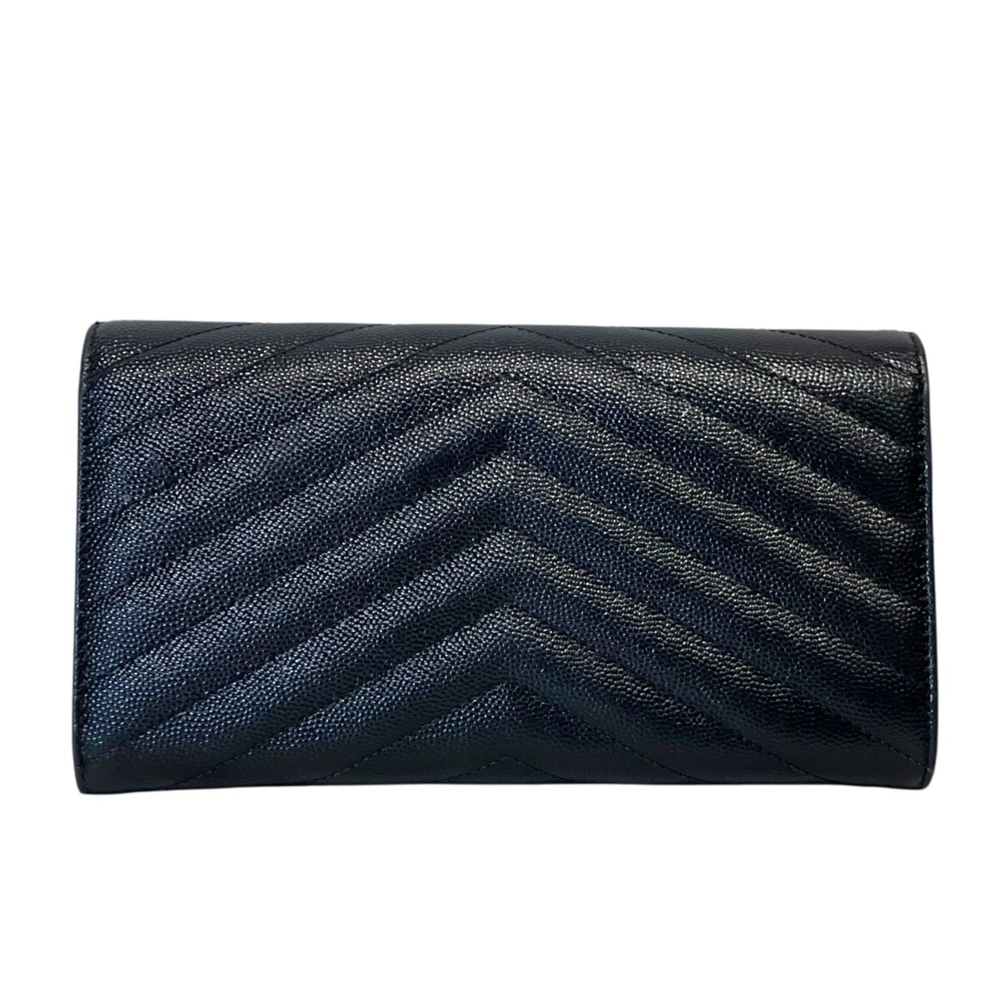 Saint Laurent Paris Saint Laurent Cassandra Matelassé Large Flap Wallet, Calfskin, 372264 Size ONE SIZE - 2 Thumbnail
