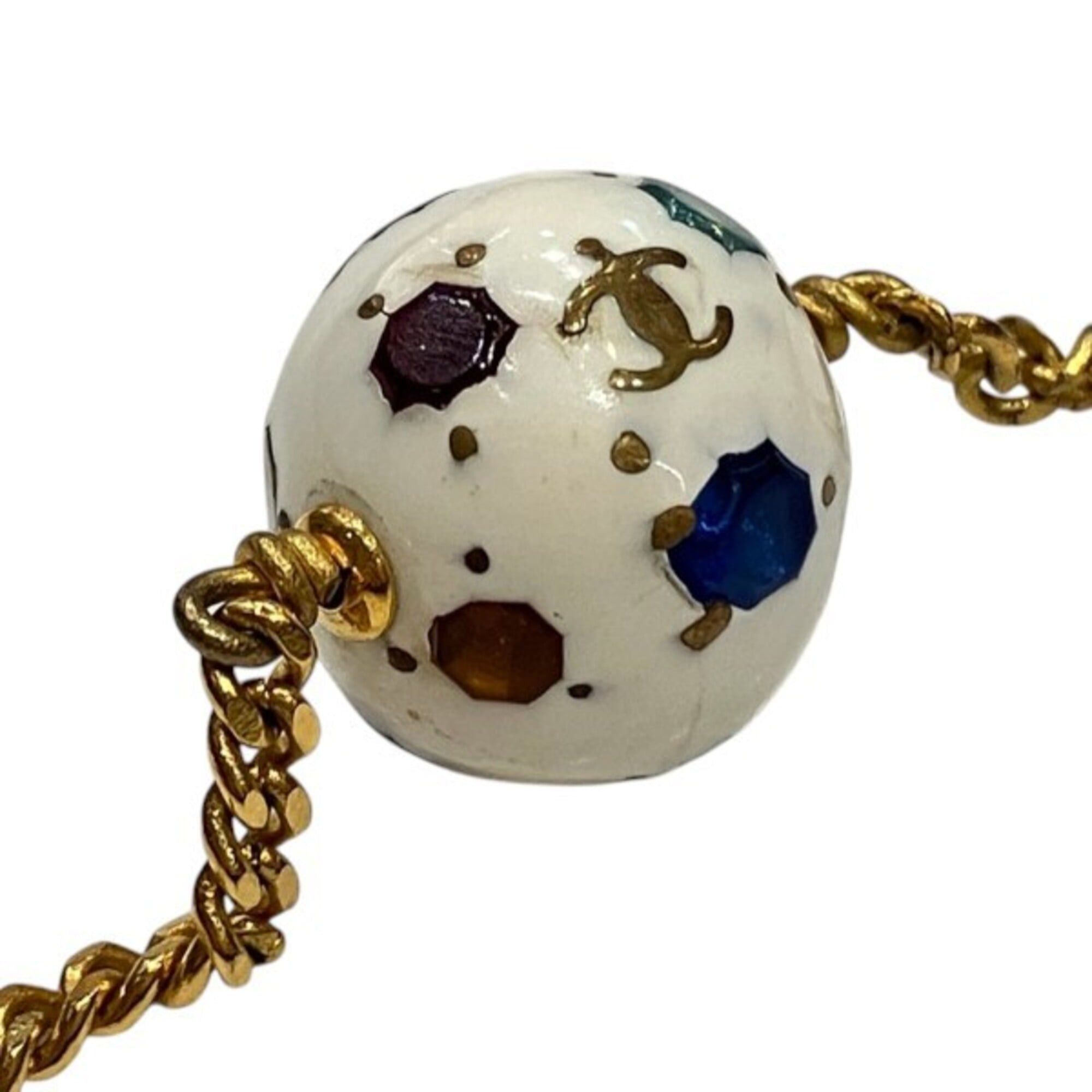 Chanel Chanel Coco Mark 98P Soccer Ball Brand Bracelet for Women Size ONE SIZE - 7 Thumbnail