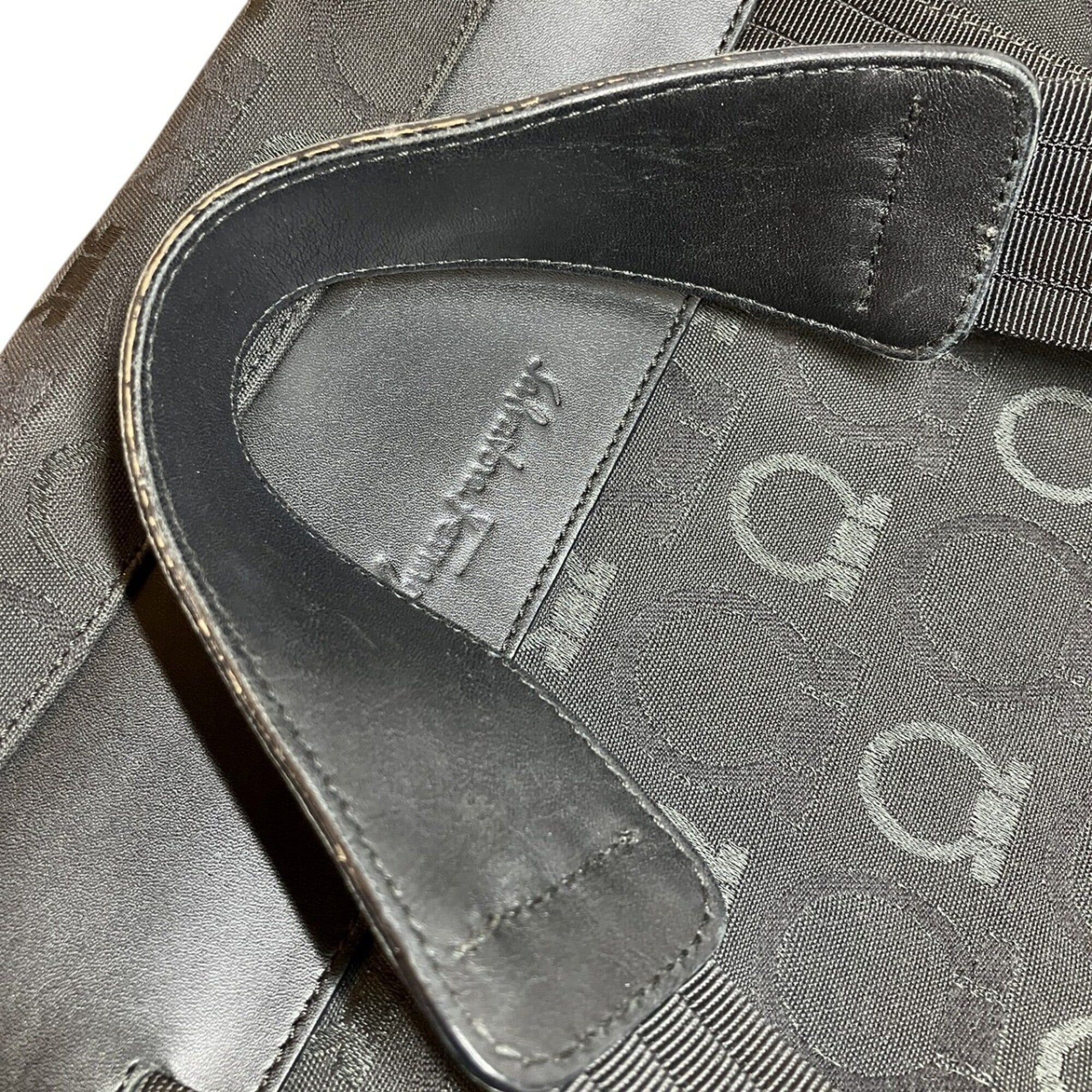 Salvatore Ferragamo Salvatore Ferragamo Gancini handbag, canvas and leather, Q215840 Size ONE SIZE - 6 Thumbnail