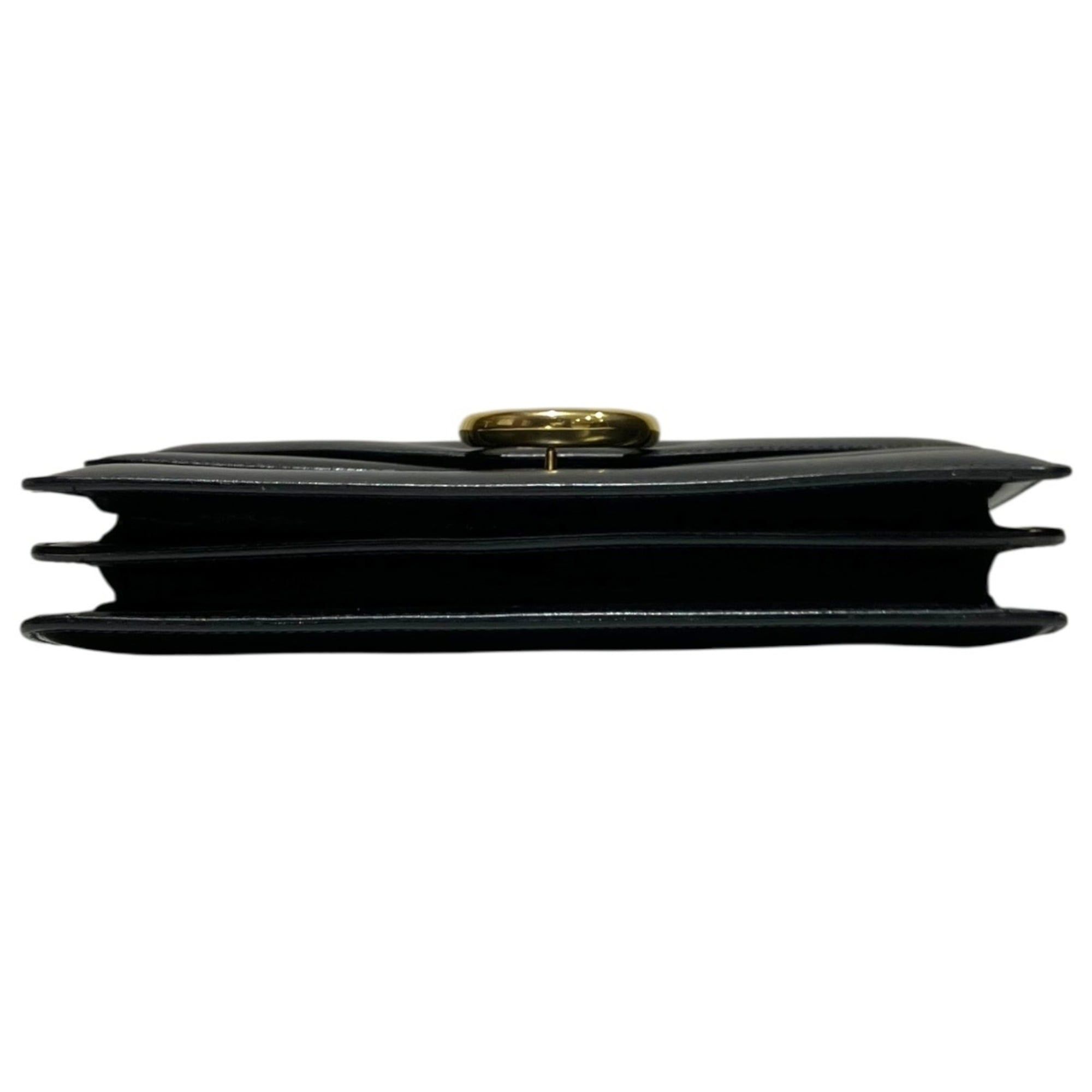 Celine Celine Gancini hardware double flap handbag, smooth leather Size ONE SIZE - 3 Thumbnail