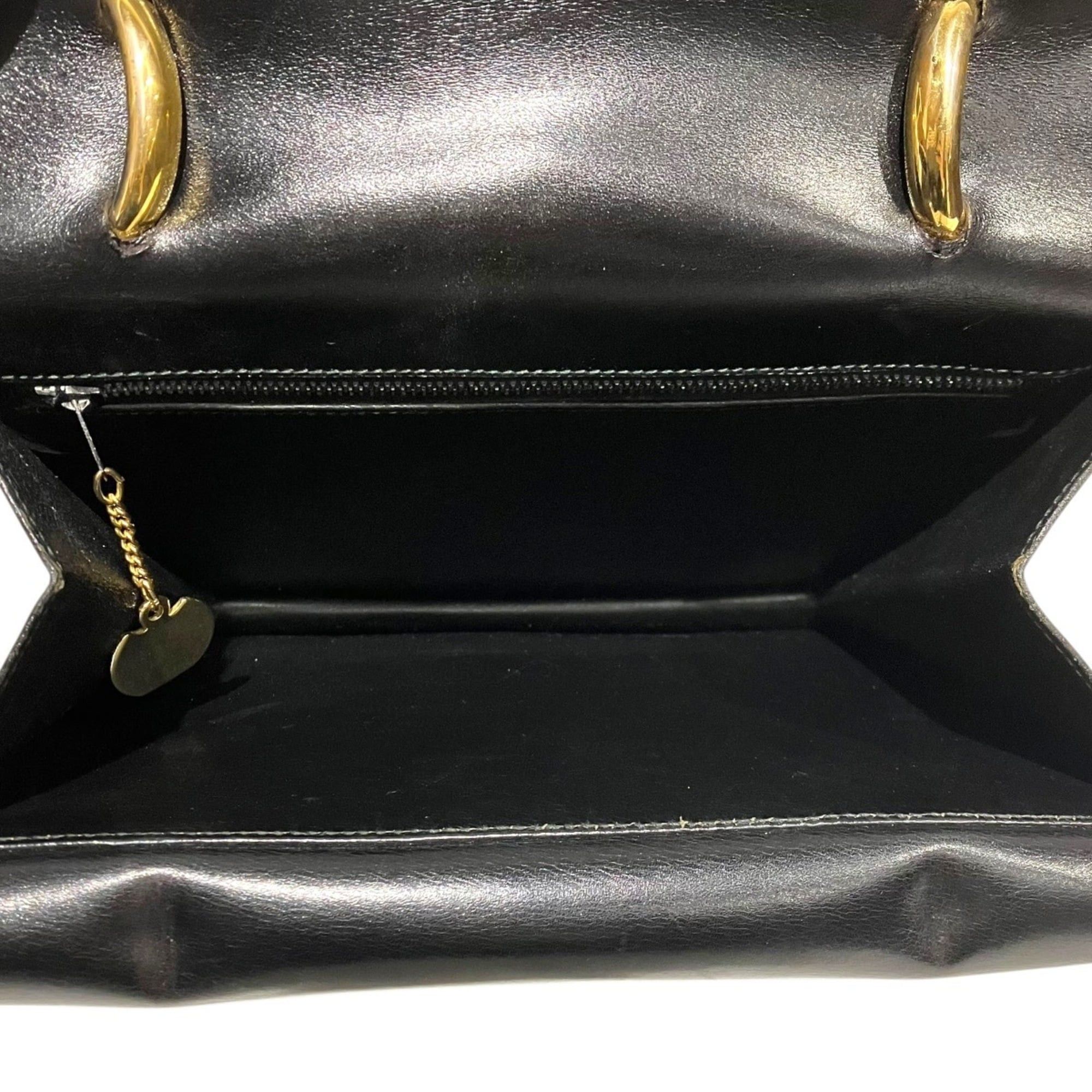 Celine Celine Gancini hardware double flap handbag, smooth leather Size ONE SIZE - 5 Thumbnail