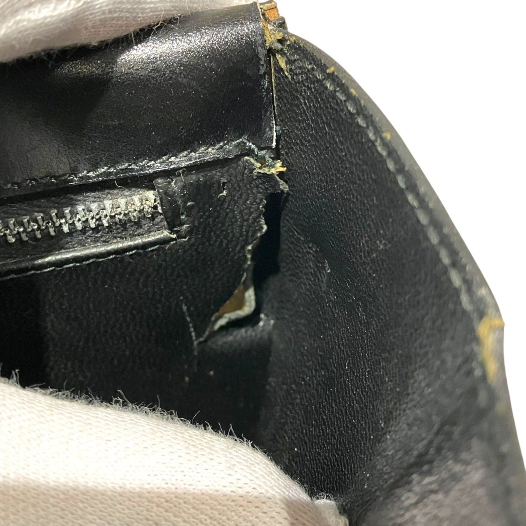 Celine Celine Gancini hardware double flap handbag, smooth leather Size ONE SIZE - 6 Thumbnail