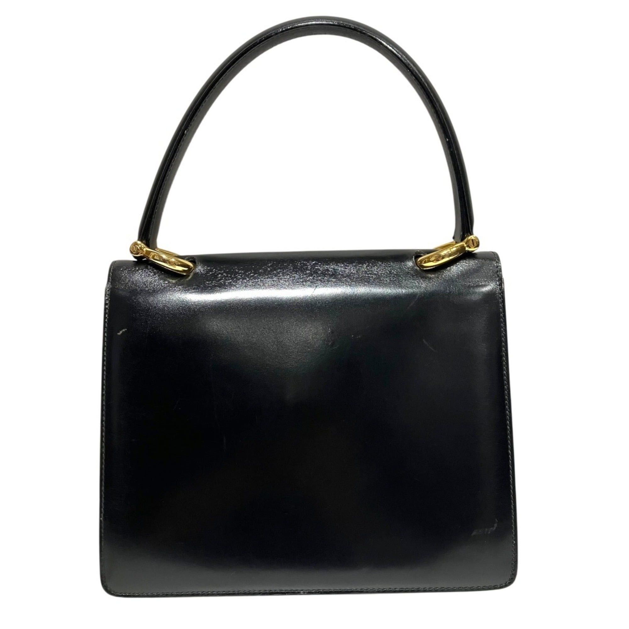 Celine Celine Gancini hardware double flap handbag, smooth leather Size ONE SIZE - 2 Thumbnail