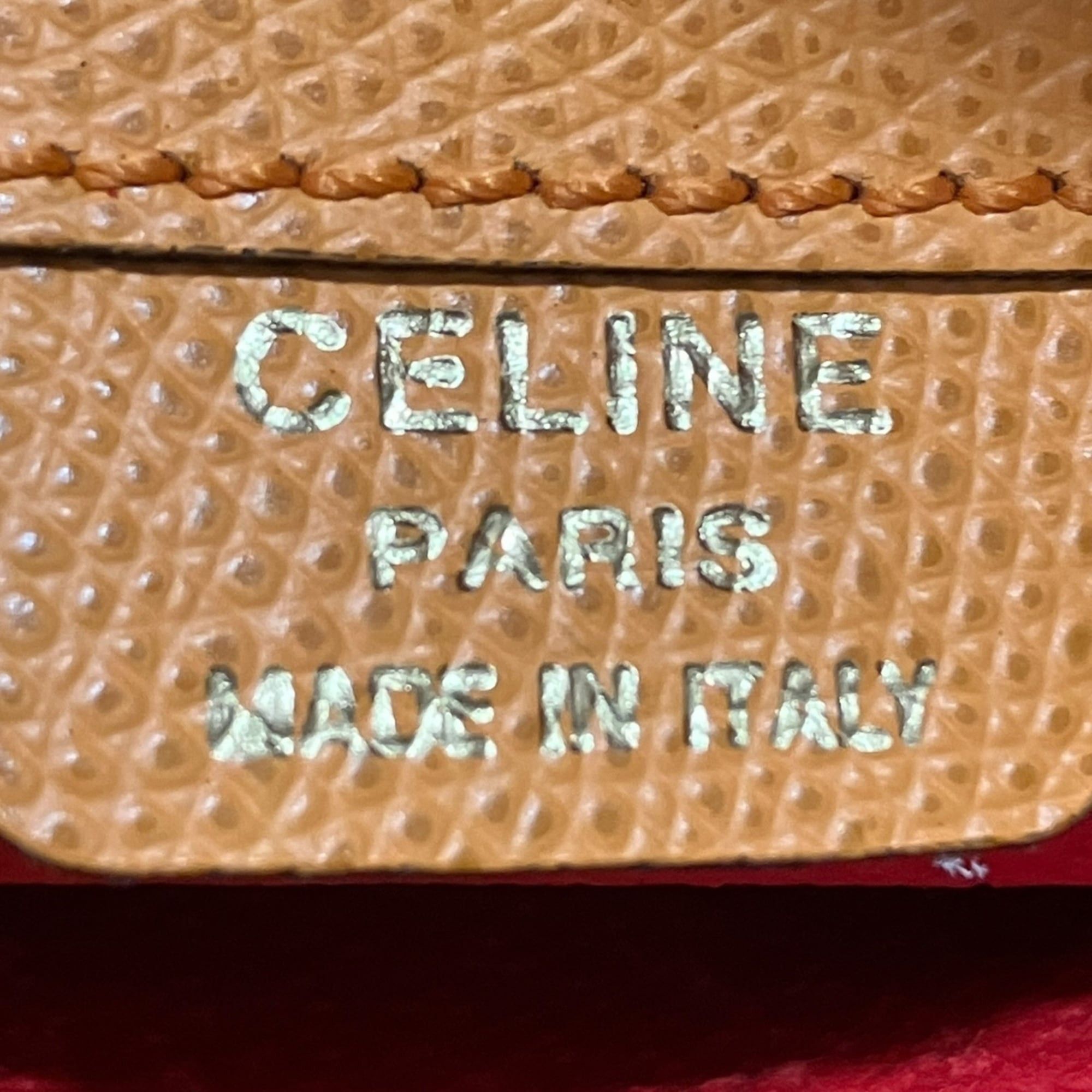 Celine Celine Old Handbag Leather Size ONE SIZE - 4 Thumbnail